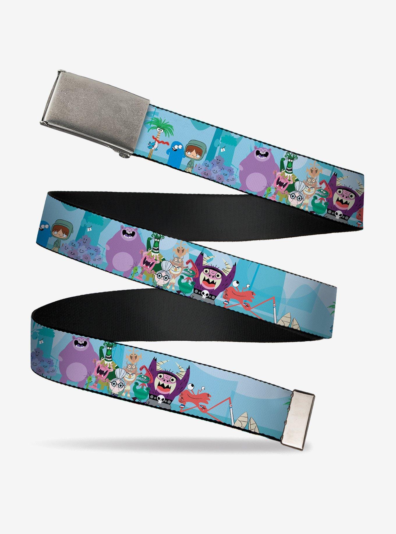 Foster's Home For Imaginary Friends Group Pose Clamp Buckle Belt, , hi-res