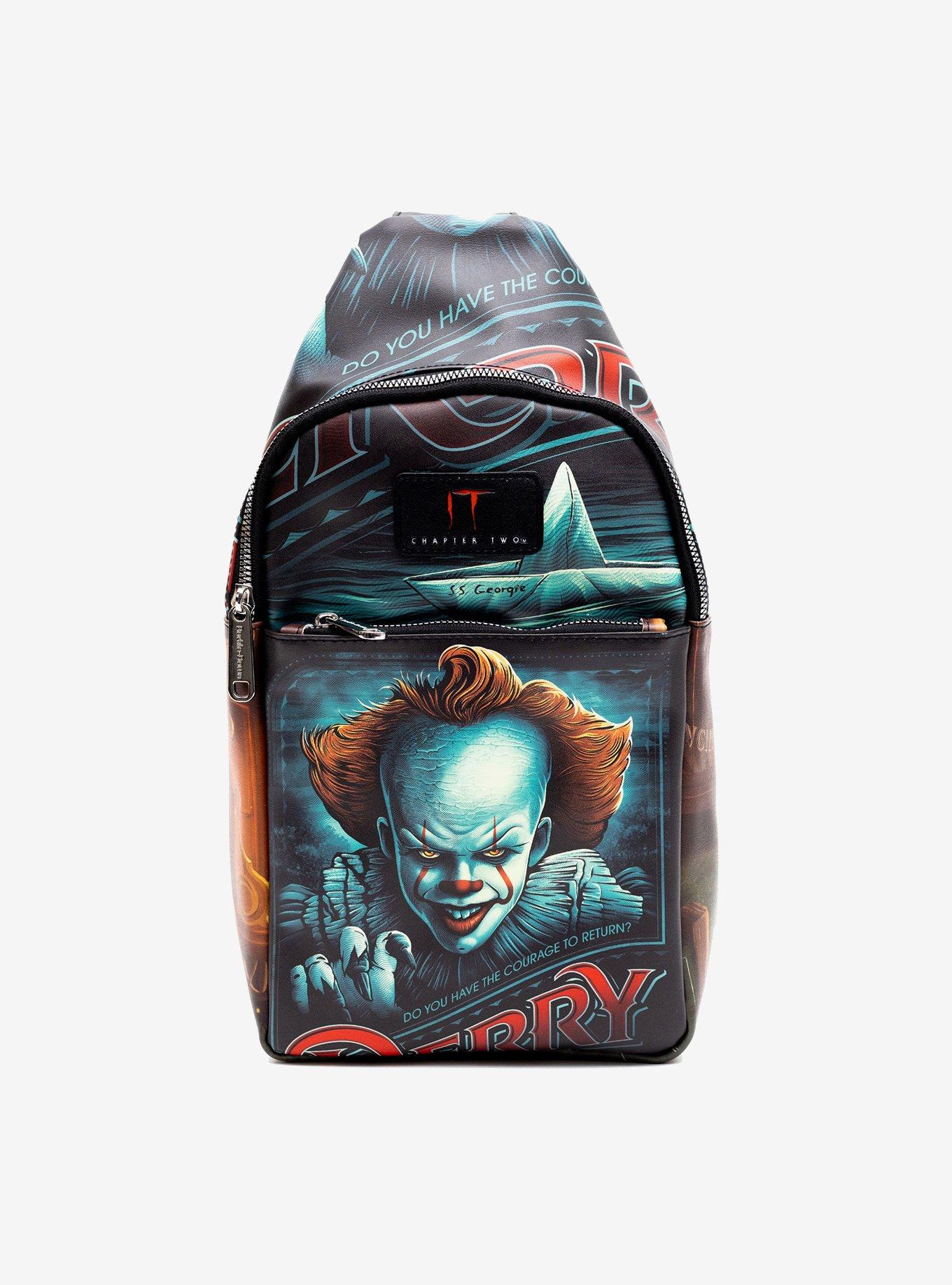 It Chapter Two Pennywise Derry Circus Pose Crossbody Sling Bag, , hi-res
