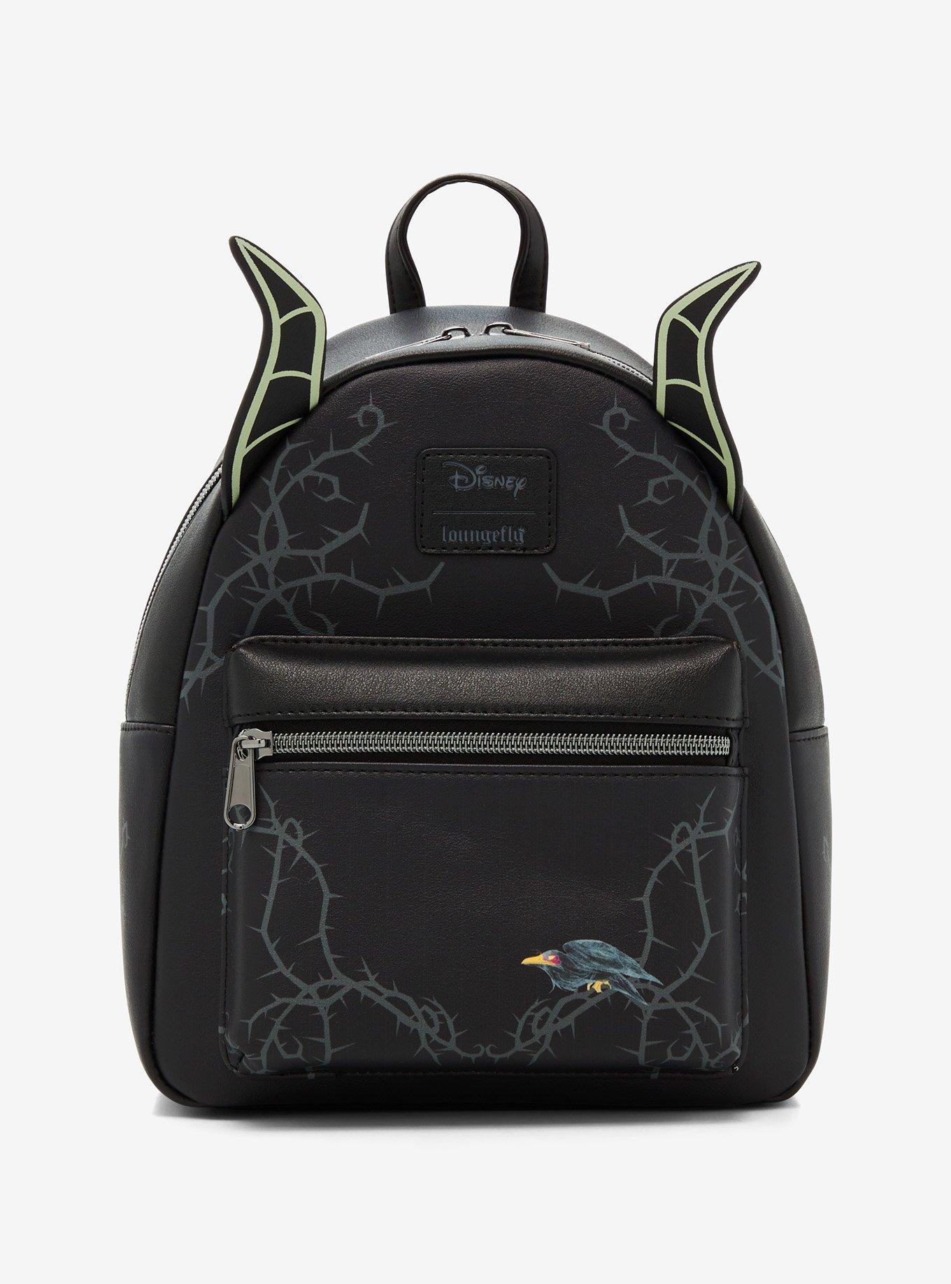 hot topic loungefly mini backpack maleficent x Disney Villains Convertible  Open and Clothing Maleficent Loungefly Bags | Hot