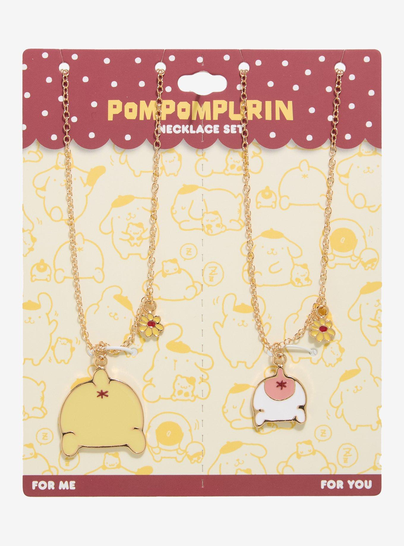 Pompompurin Muffin Behind Best Friend Necklace Set, , hi-res