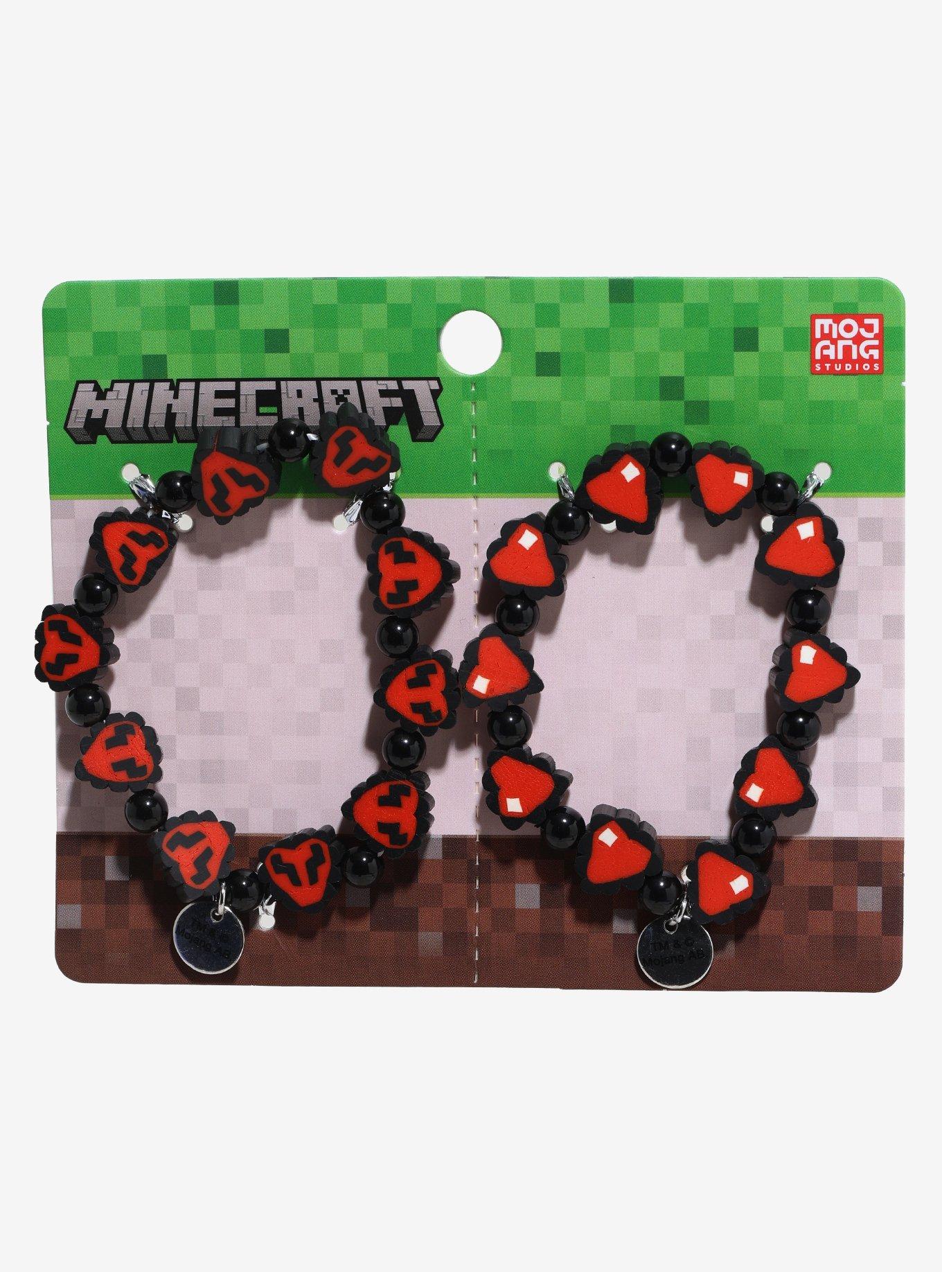 Minecraft Heart Health Bead Bracelet Set, , hi-res