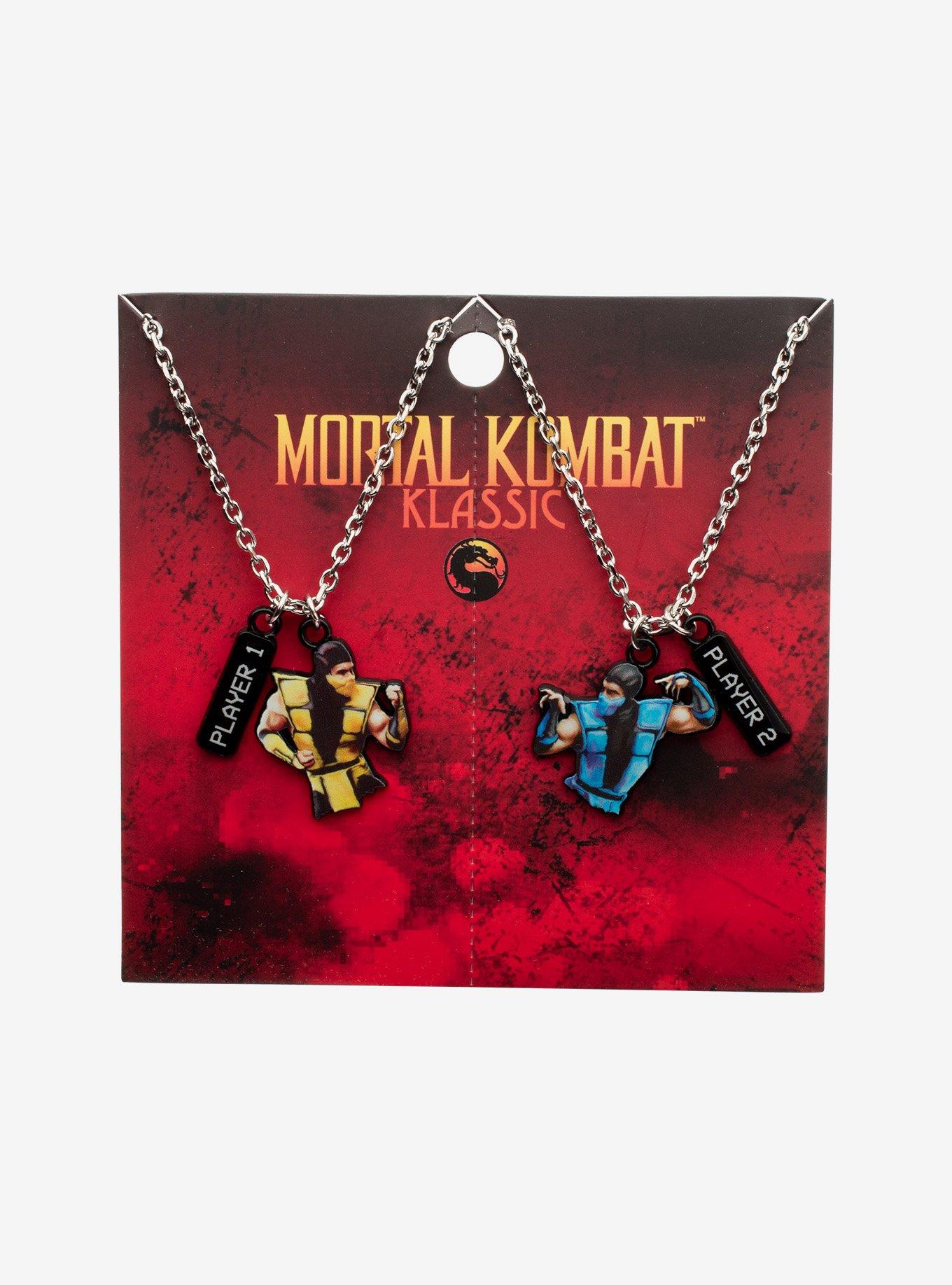 Mortal Kombat Scorpion & Sub-Zero Best Friend Necklace Set, , hi-res