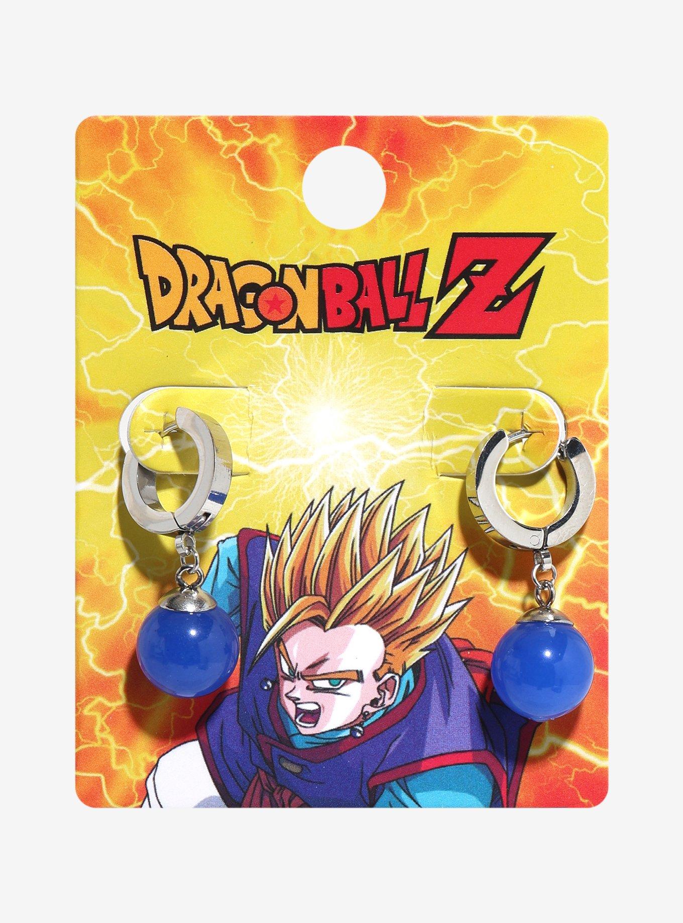 Dragon Ball Z Gohan Potara Replica Drop Earrings, , hi-res