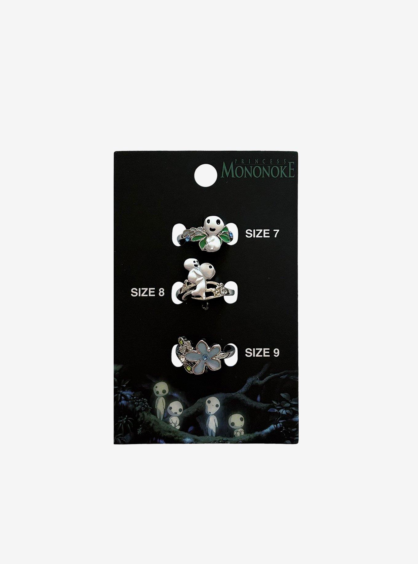 Studio Ghibli&reg; Princess Mononoke Kodama Flower Ring Set, , hi-res