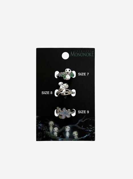 Studio Ghibli® Princess Mononoke Kodama Flower Ring Set | Hot Topic