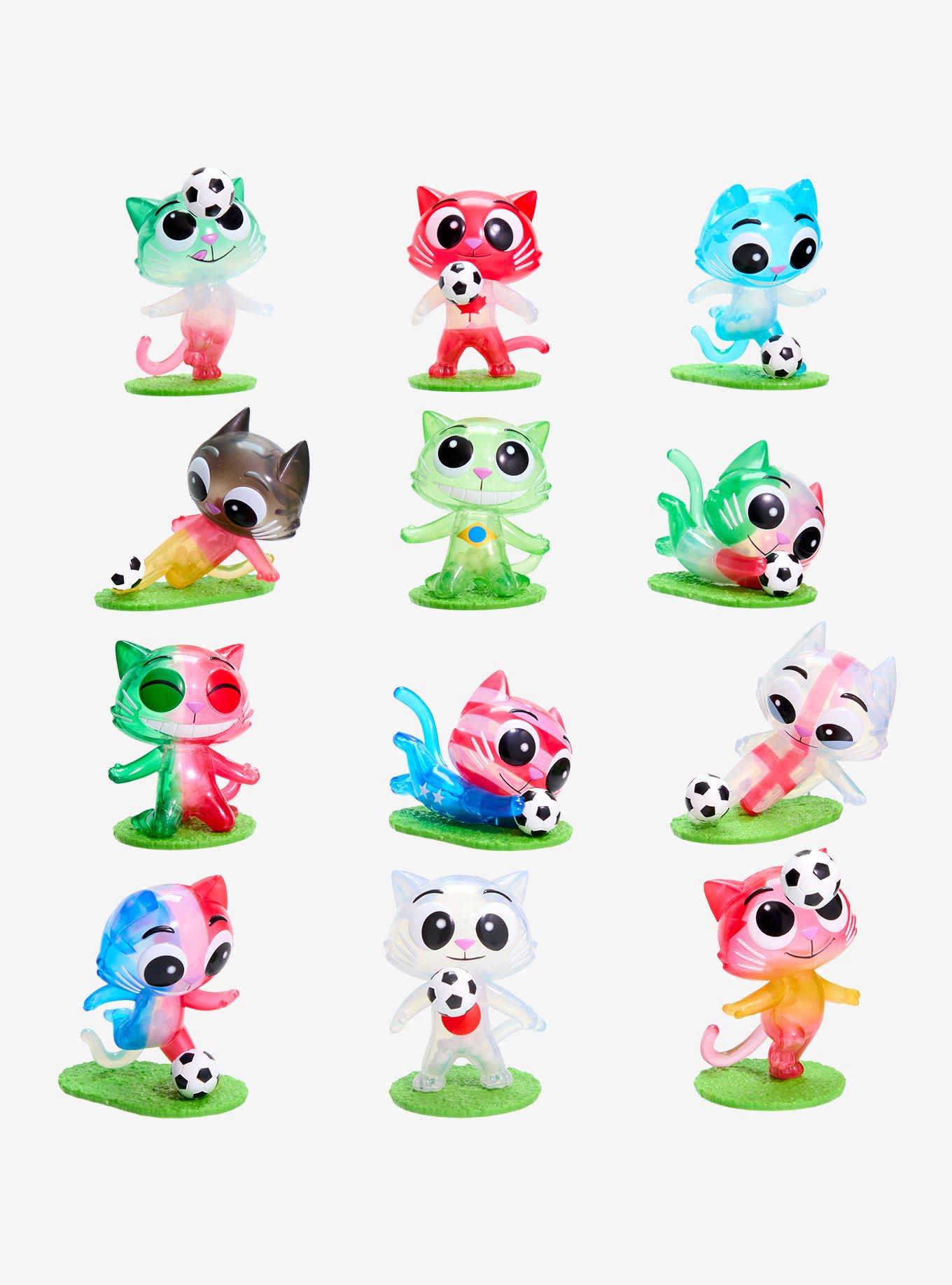 Kaleidos Creative Catscans: On the Ball Glow-in-the-Dark Blind Box Figure, , hi-res
