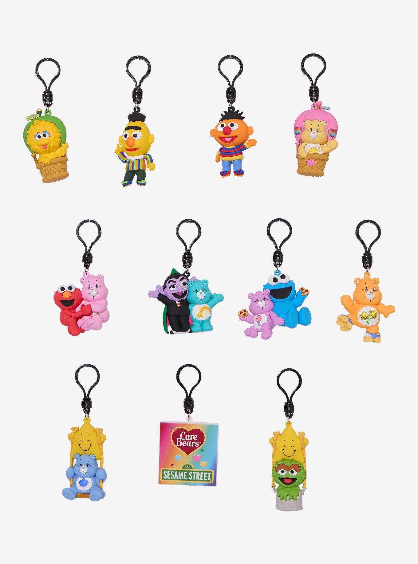 Sesame Street x Care Bears Blind Bag Figural Bag Clip, , hi-res