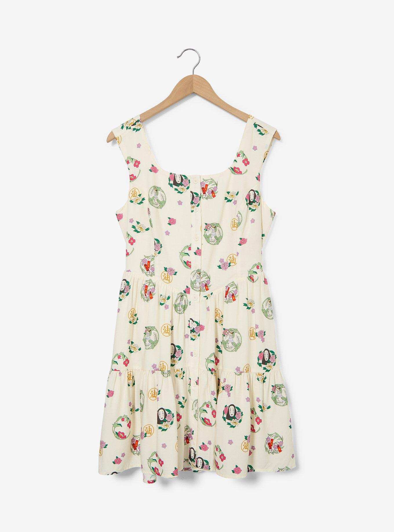 Studio Ghibli&reg; Spirited Away Floral Characters Allover Print Tank Dress - BoxLunch Exclusive, , hi-res