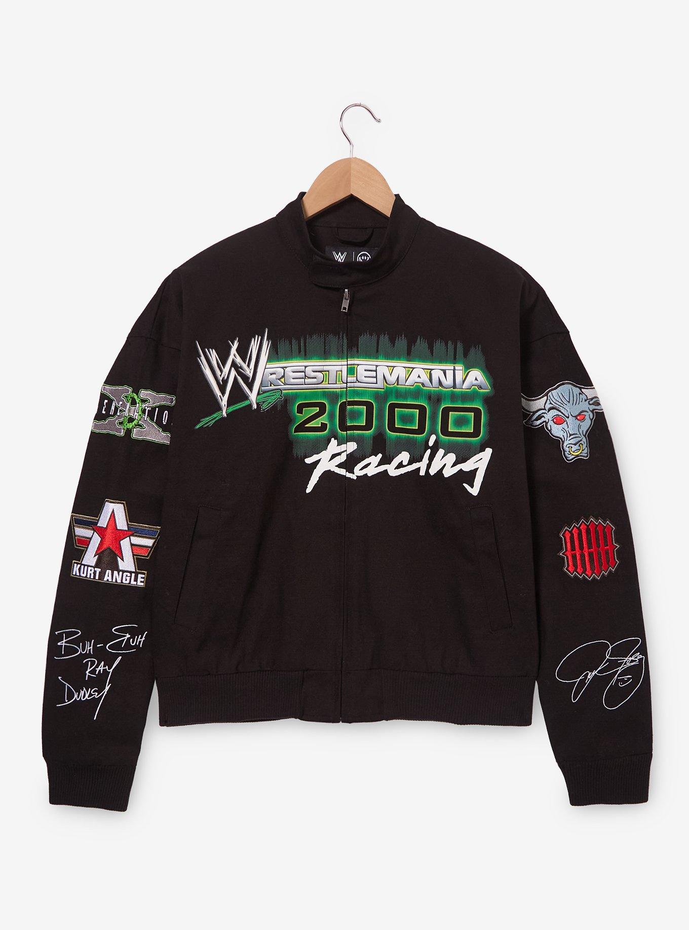 WWE WrestleMania 2000 Racing Moto Jacket - BoxLunch Exclusive, , hi-res