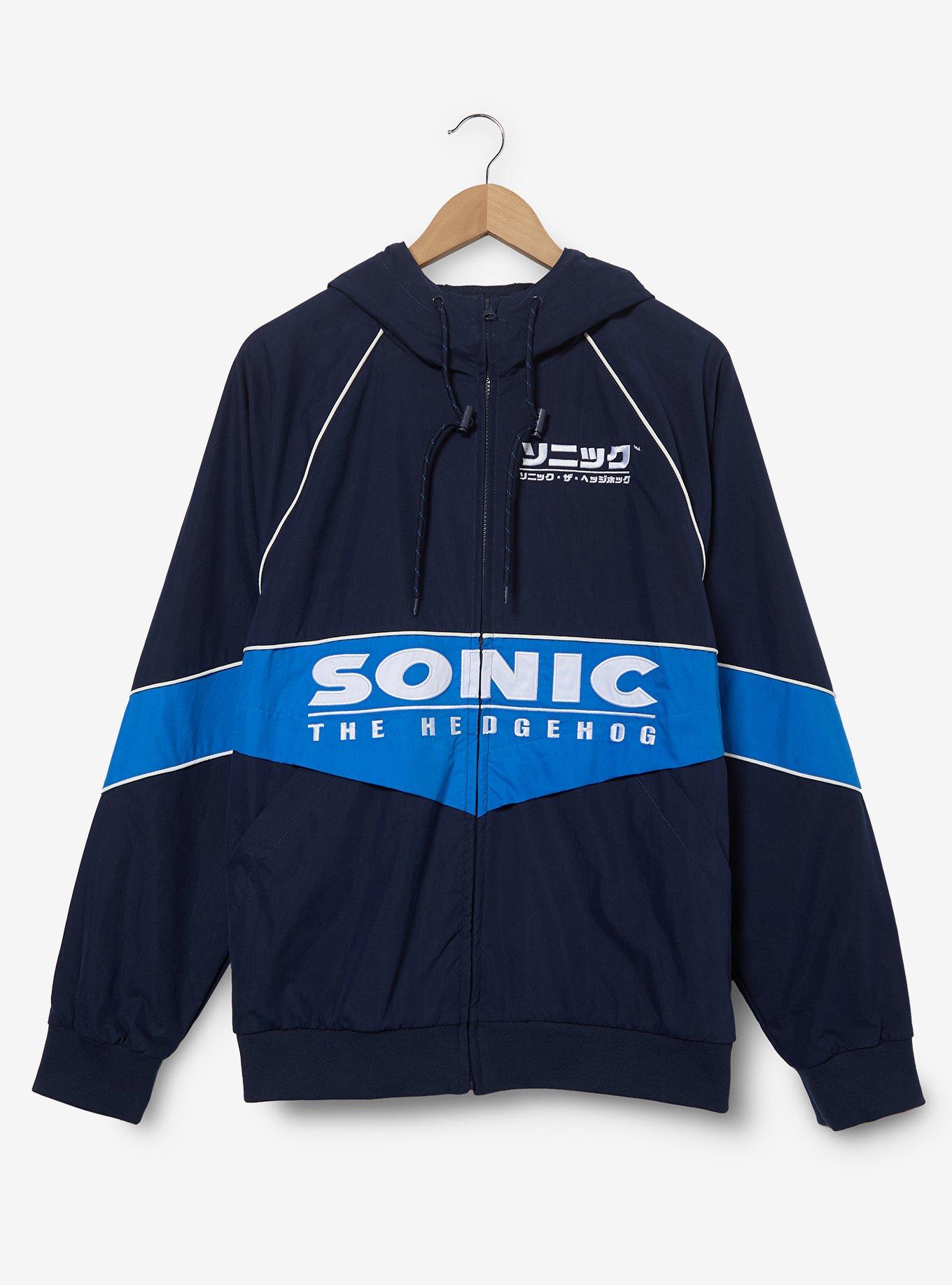Sonic the Hedgehog 35th Anniversary Windbreaker &mdash; BoxLunch Exclusive, , hi-res