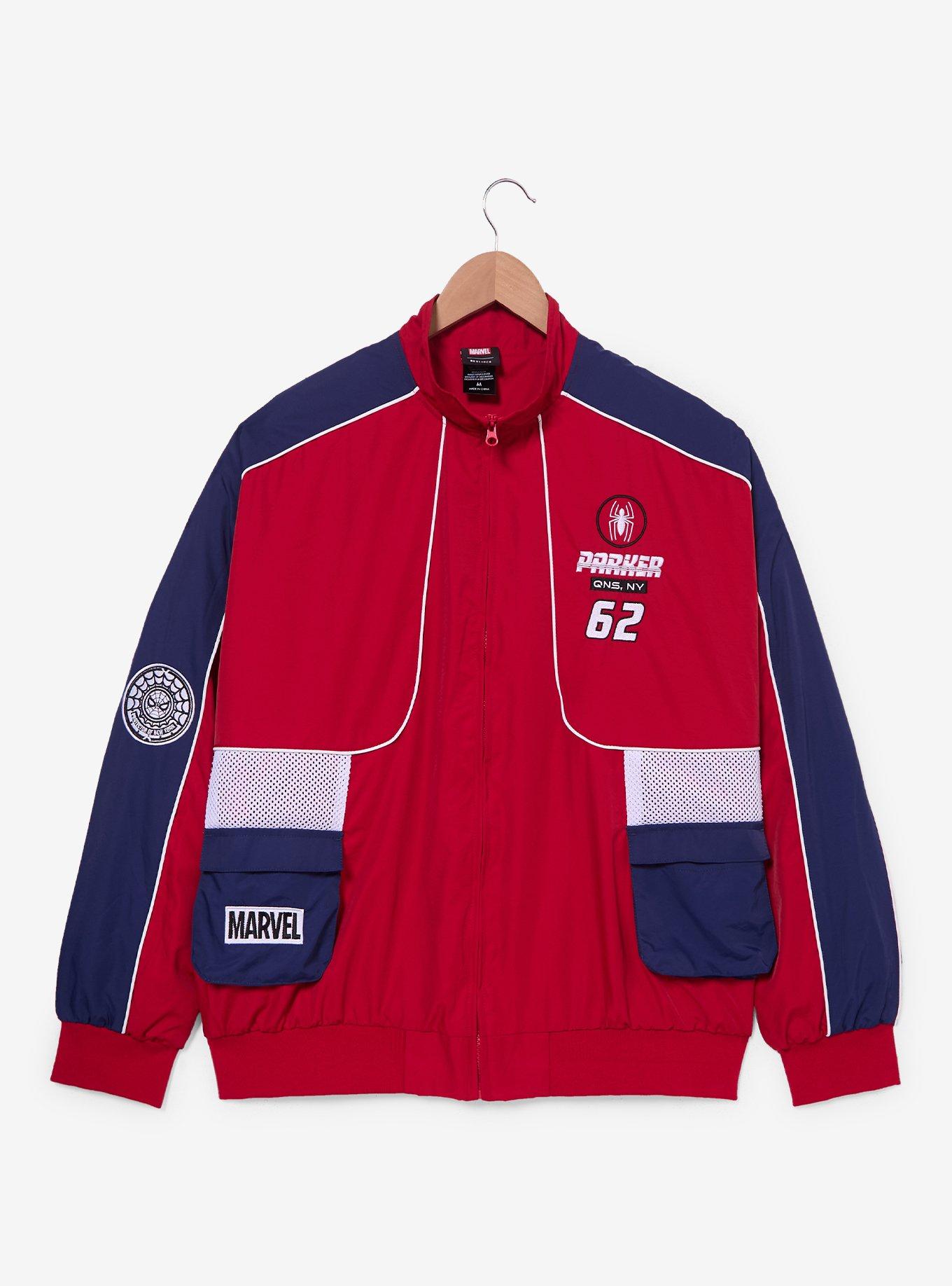 Marvel Spider-Man Color Block Windbreaker - BoxLunch Exclusive, , hi-res