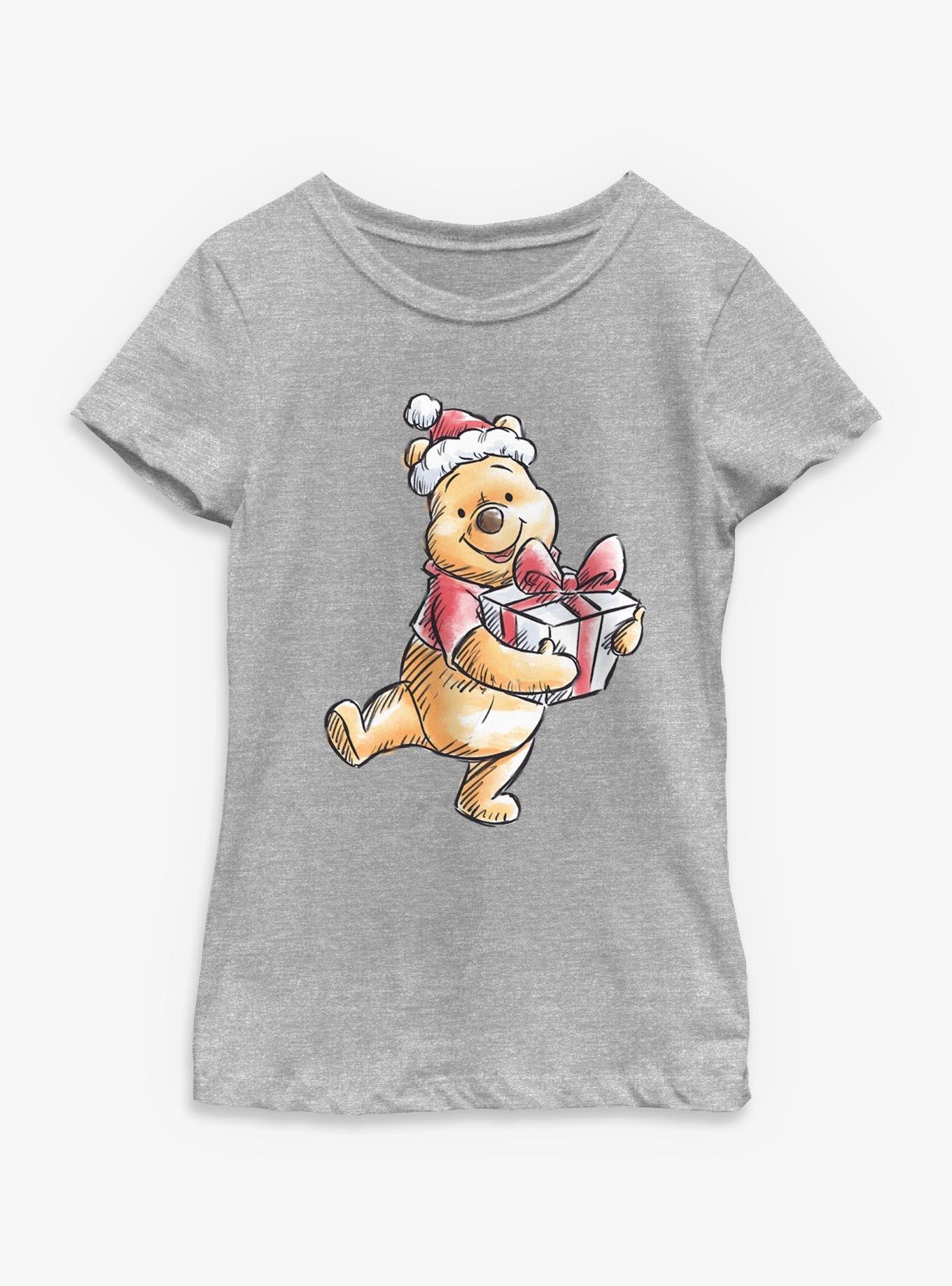 Disney Winnie The Pooh Hugging Gift Youth Girls T-Shirt, , hi-res