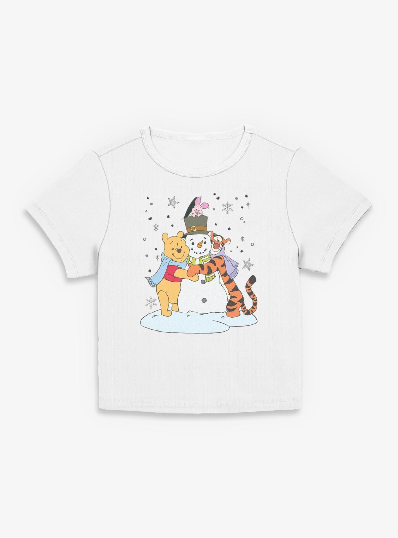 Disney Winnie The Pooh & Friends Snowman Hug Women Baby T-Shirt, , hi-res