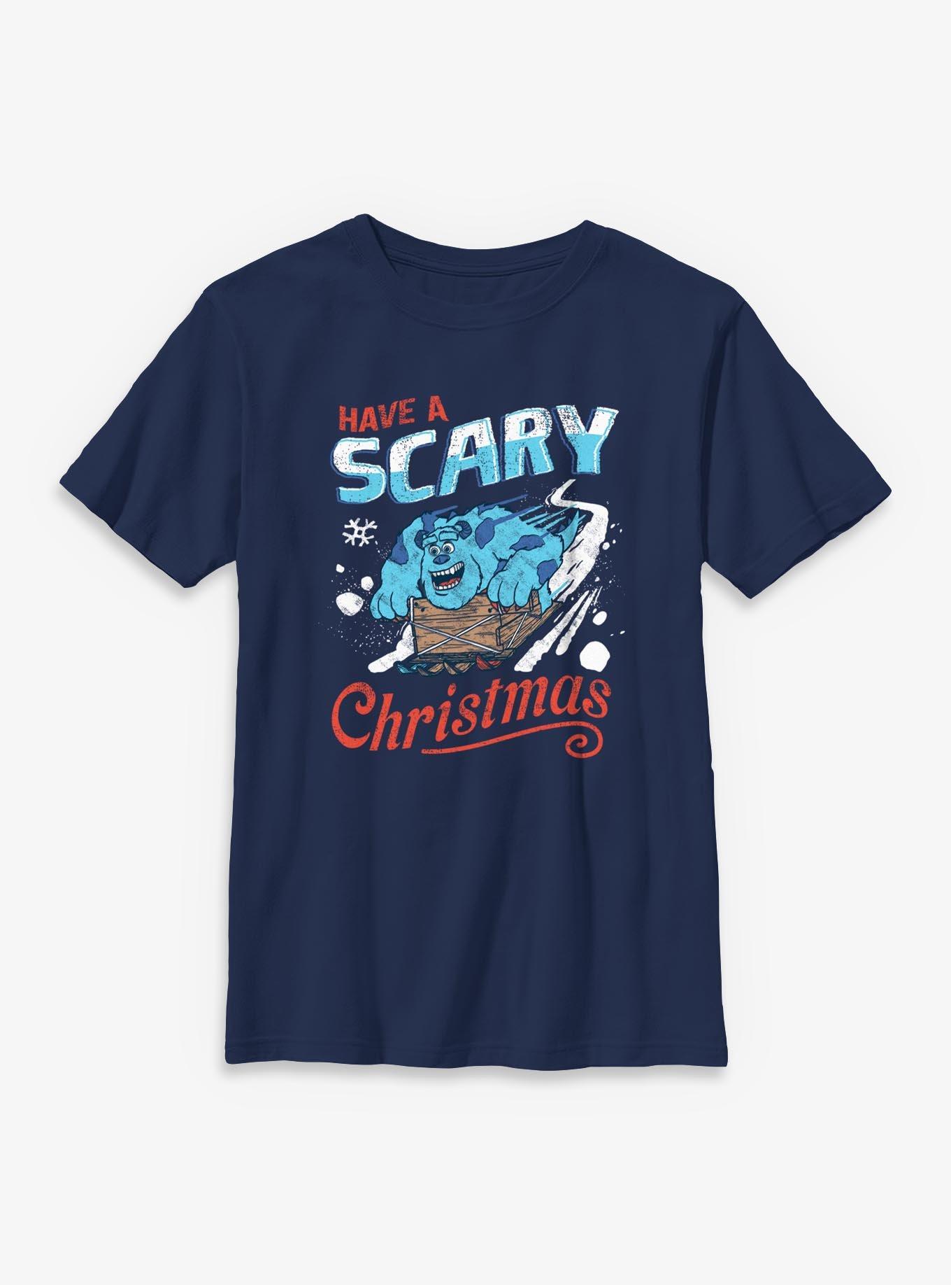 Disney Pixar Monsters University Have A Scary Christmas Youth T-Shirt, , hi-res