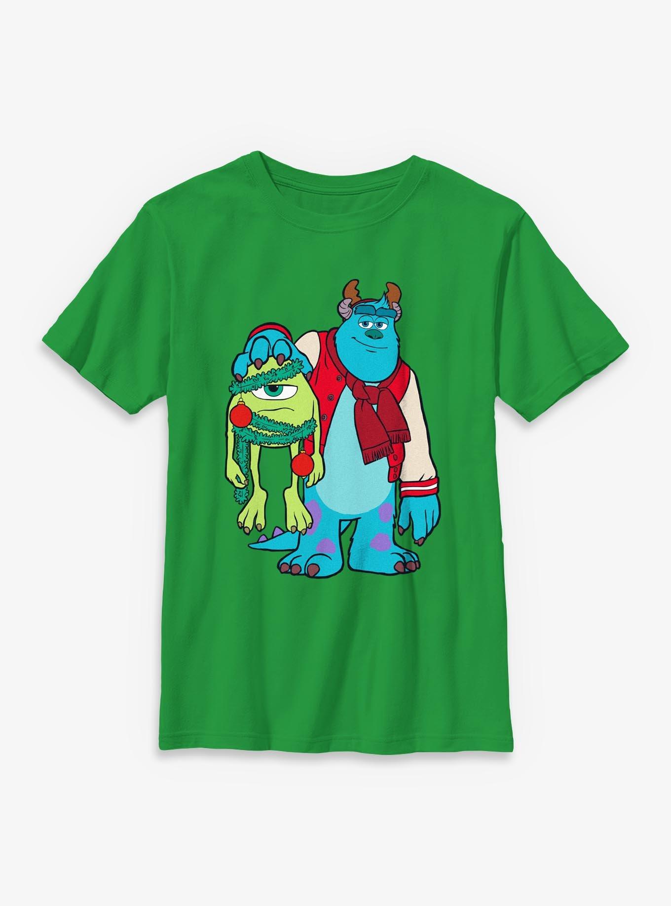 Disney Pixar Monsters University Sully And Mike Christmas Youth T-Shirt, , hi-res