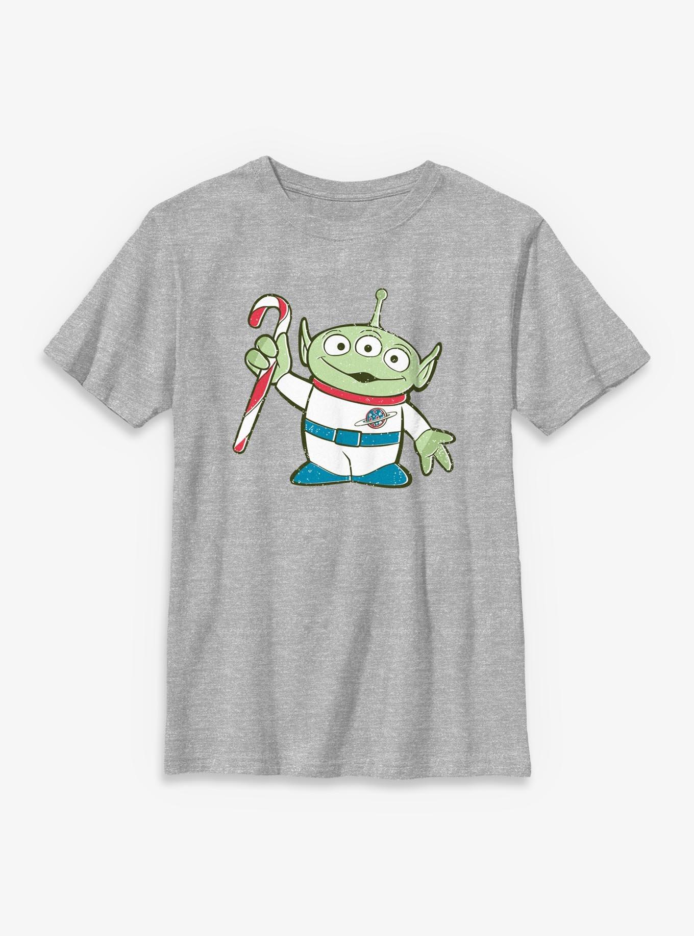 Disney Pixar Toy Story Alien And Candy Cane Youth T-Shirt, , hi-res