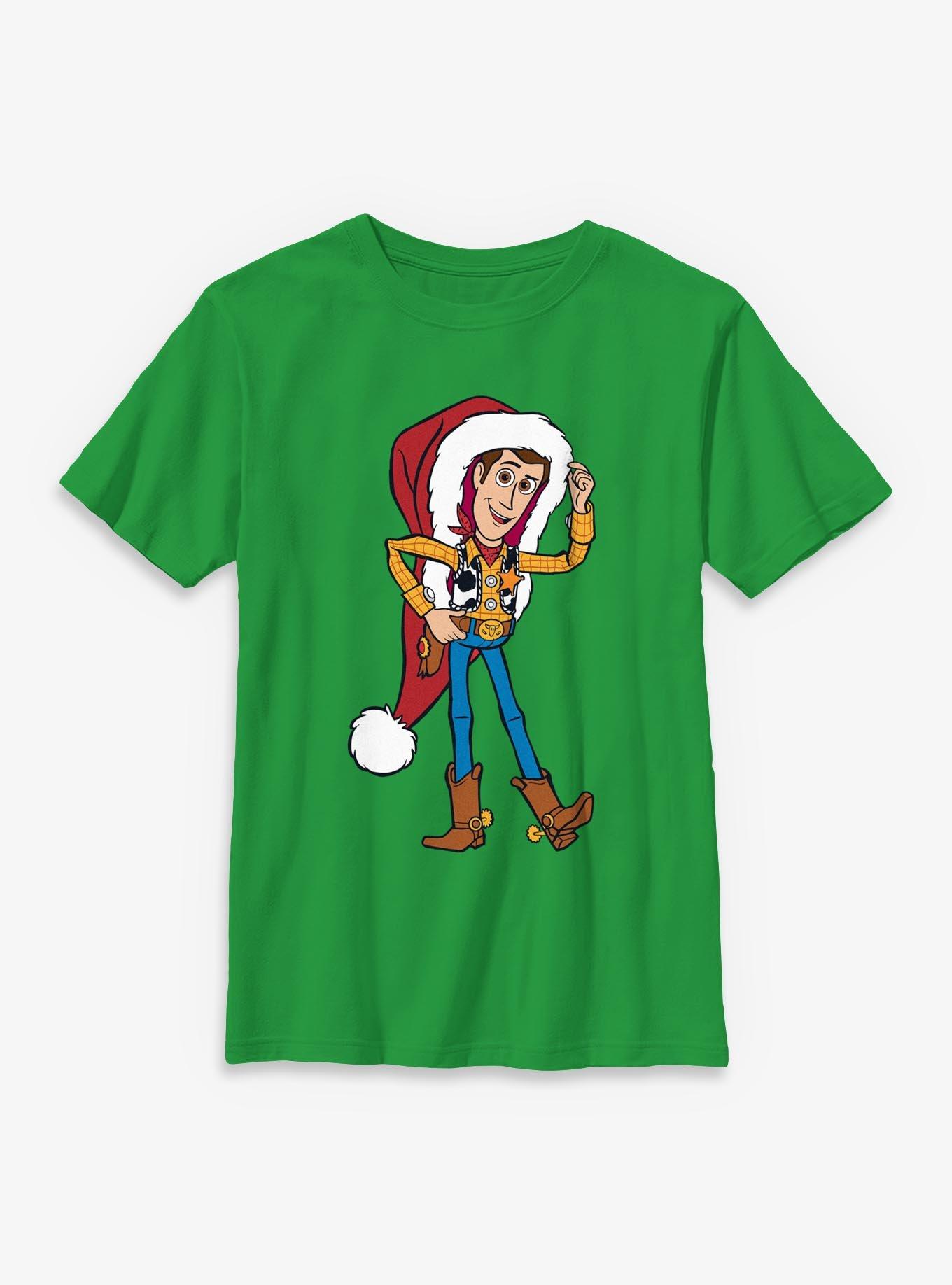 Disney Pixar Toy Story Woody Christmas Hat Youth T-Shirt, , hi-res