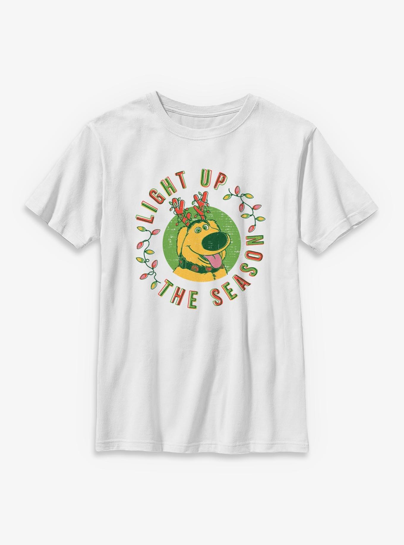 Disney Pixar Up Light Up The Season Youth T-Shirt