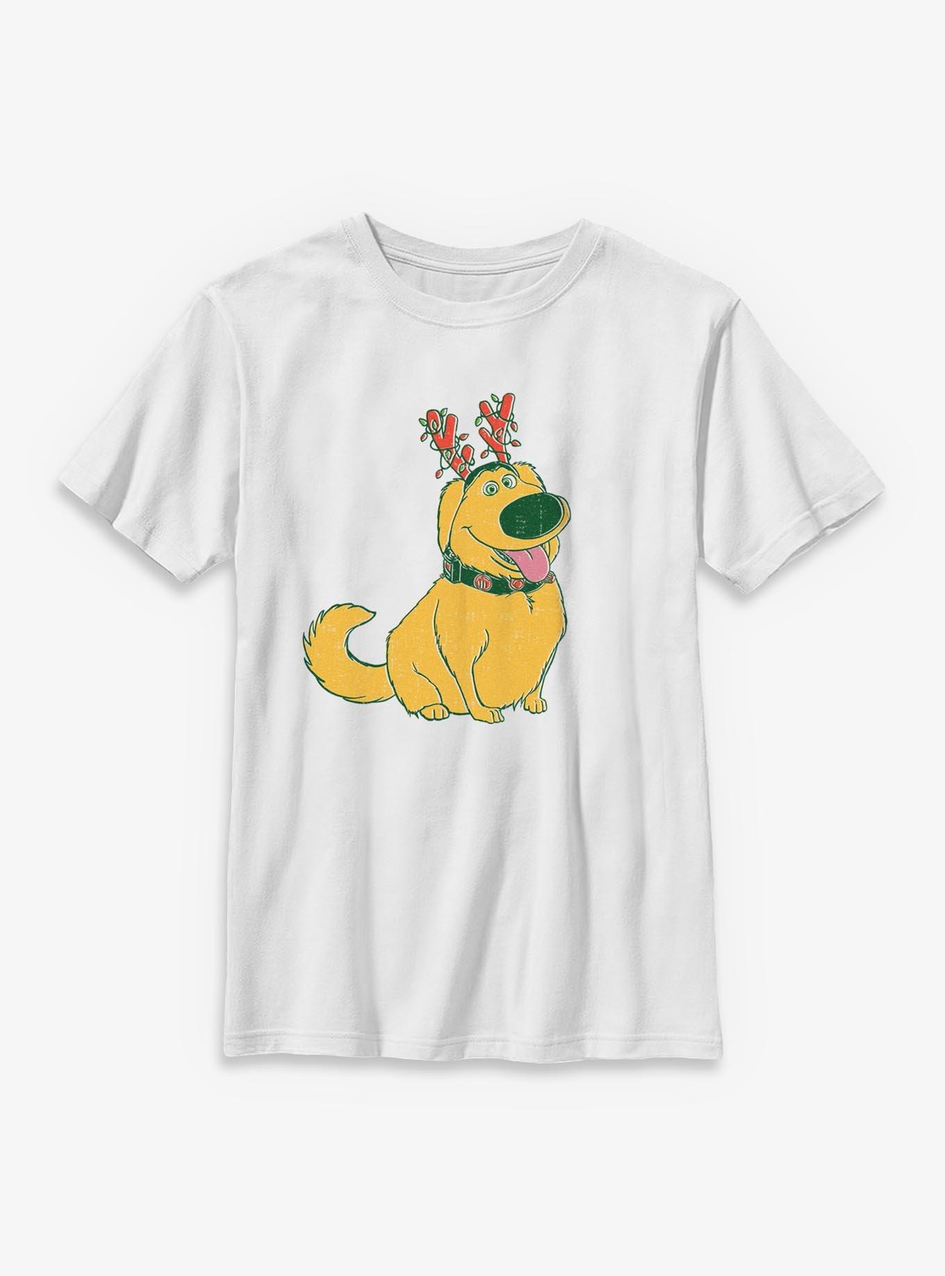 Disney Pixar Up Dug Christmas Festive Youth T-Shirt, , hi-res