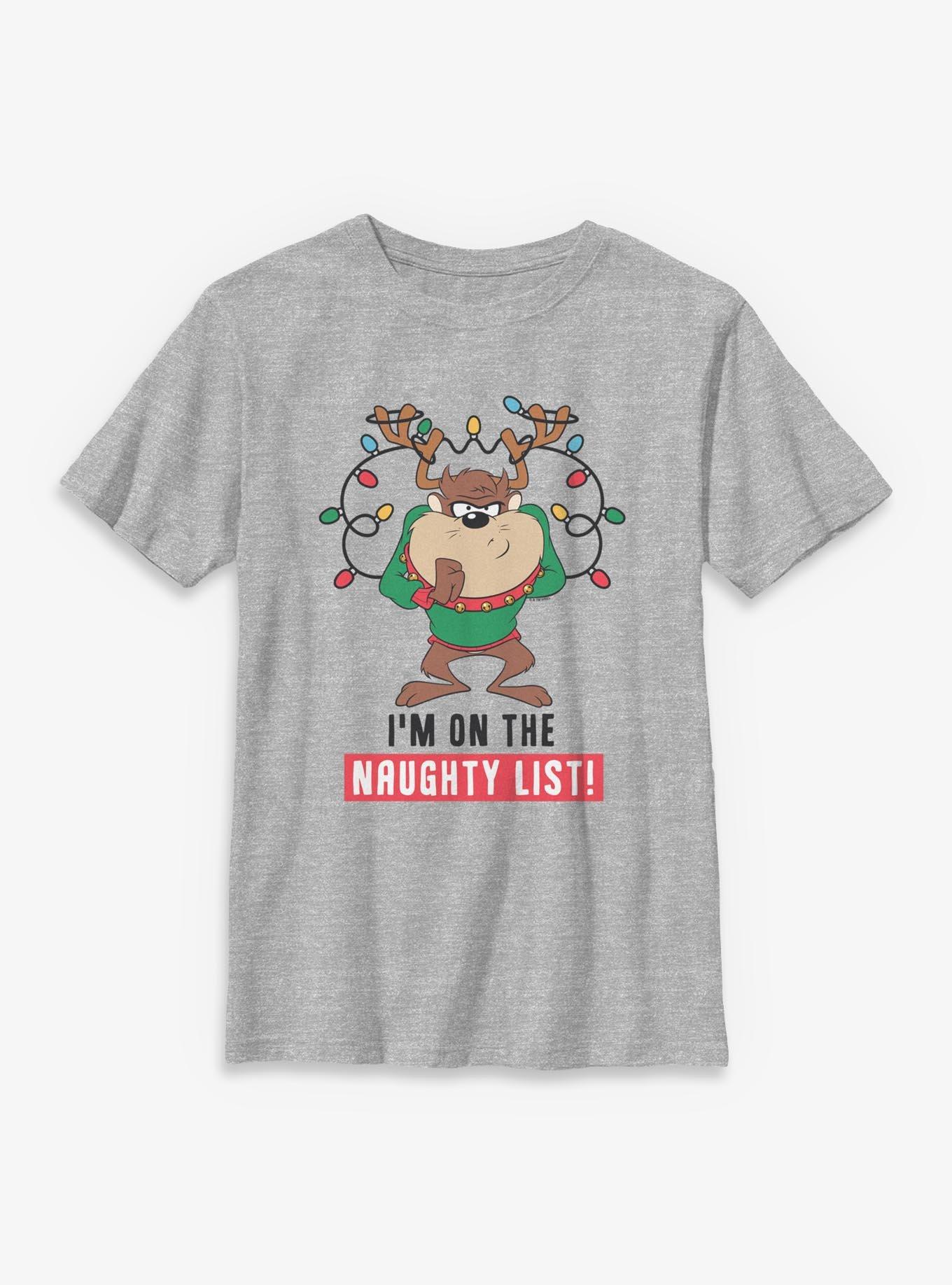 Looney Tunes The Naughty List Youth T-Shirt, , hi-res