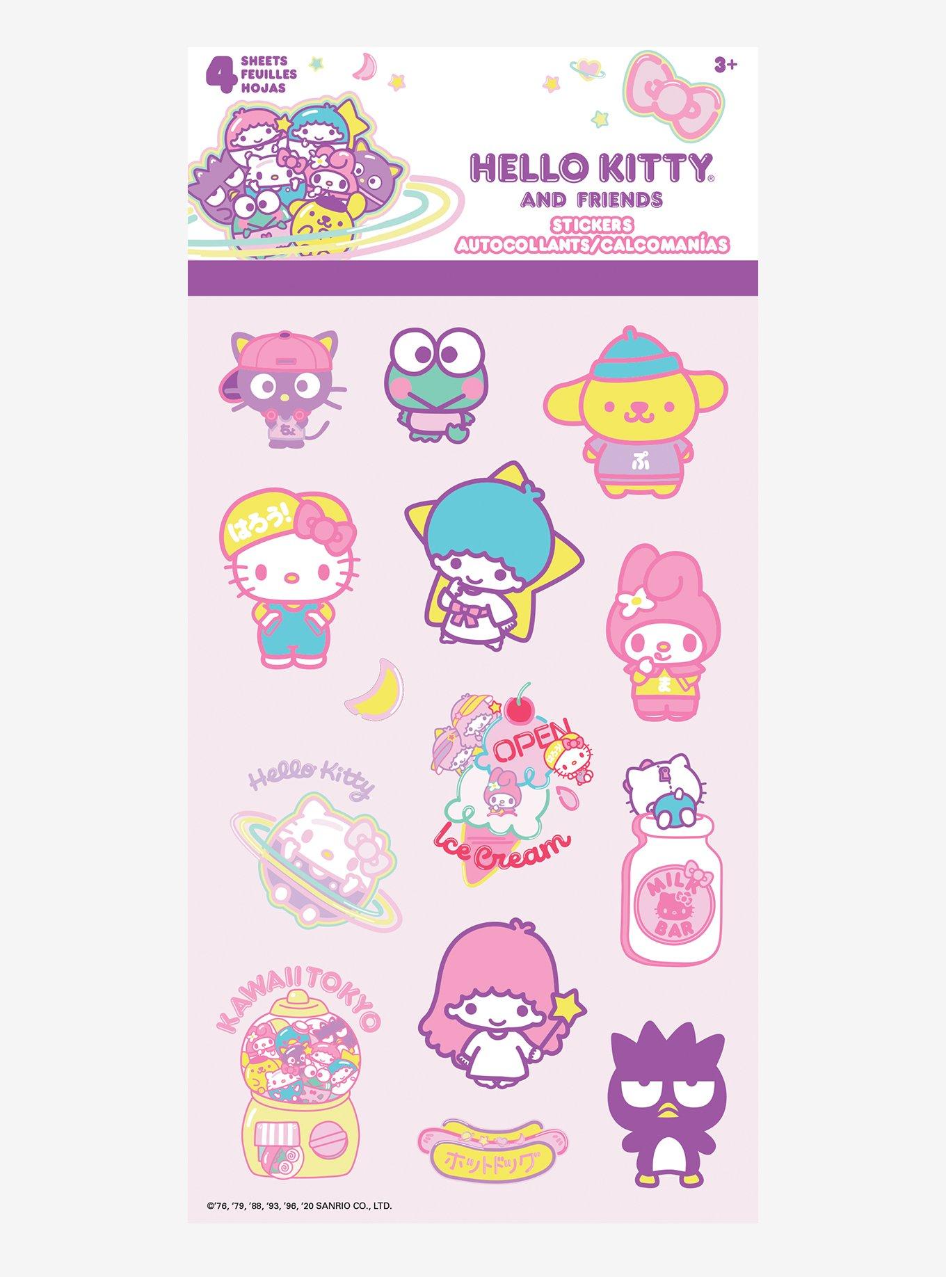 Hello Kitty And Friends Sticker Sheet Set, , hi-res