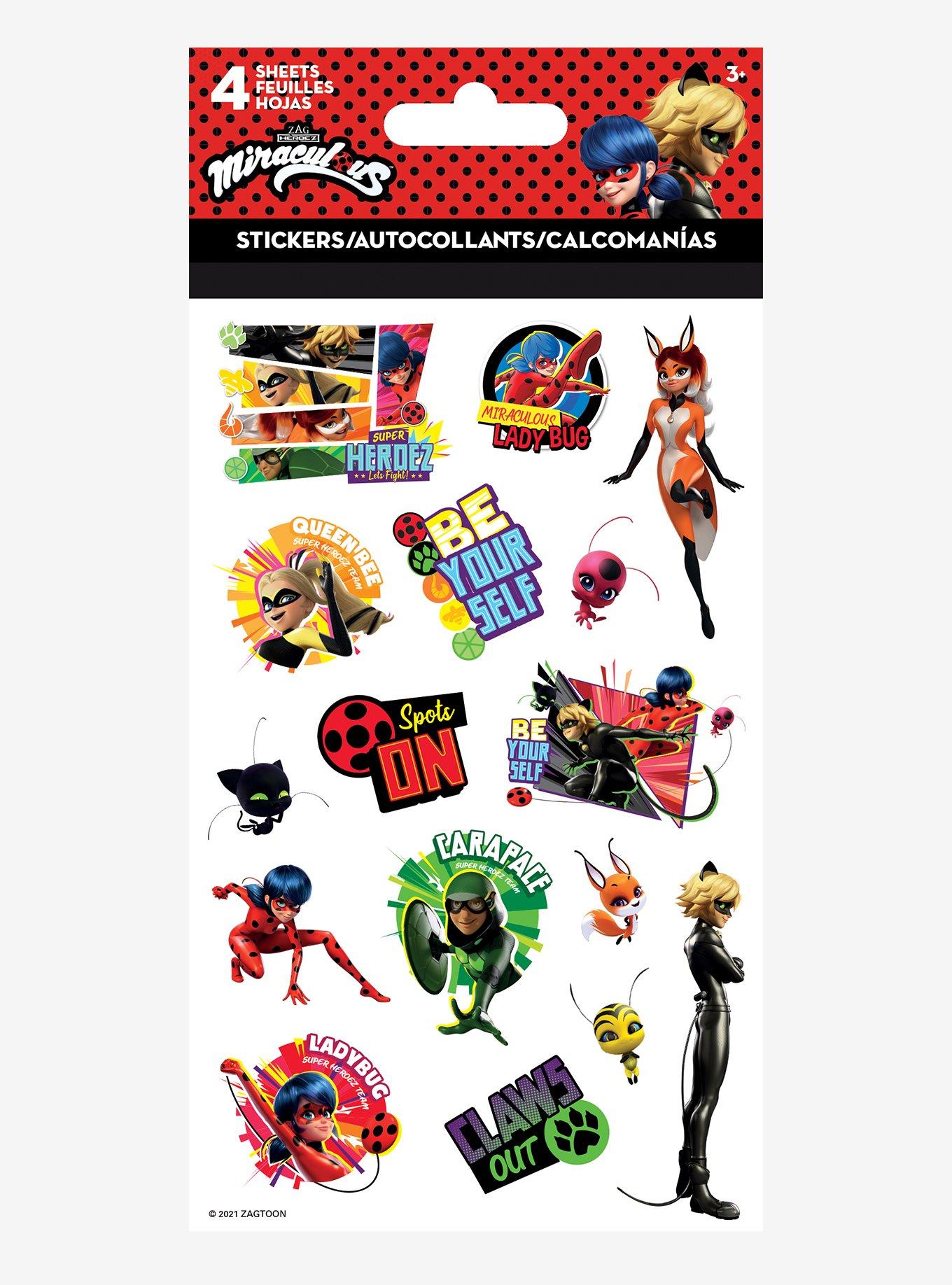 Miraculous: Tales Of Ladybug And Cat Noir Sticker Sheet Set, , hi-res