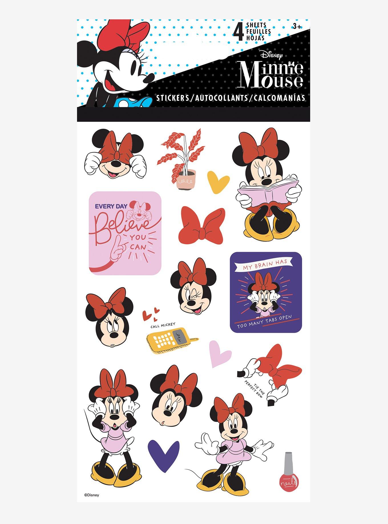 Disney Minnie Mouse Sticker Sheet Set, , hi-res