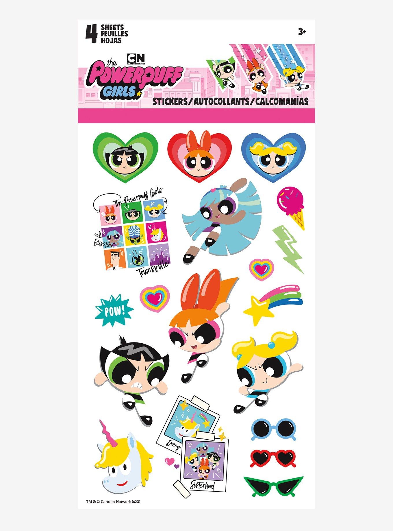 The Powerpuff Girls Sticker Sheet Set, , hi-res