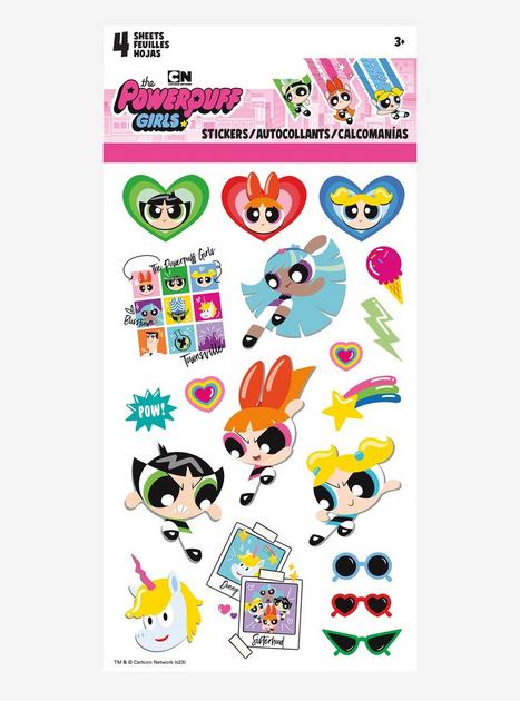 The Powerpuff Girls Sticker Sheet Set | Hot Topic