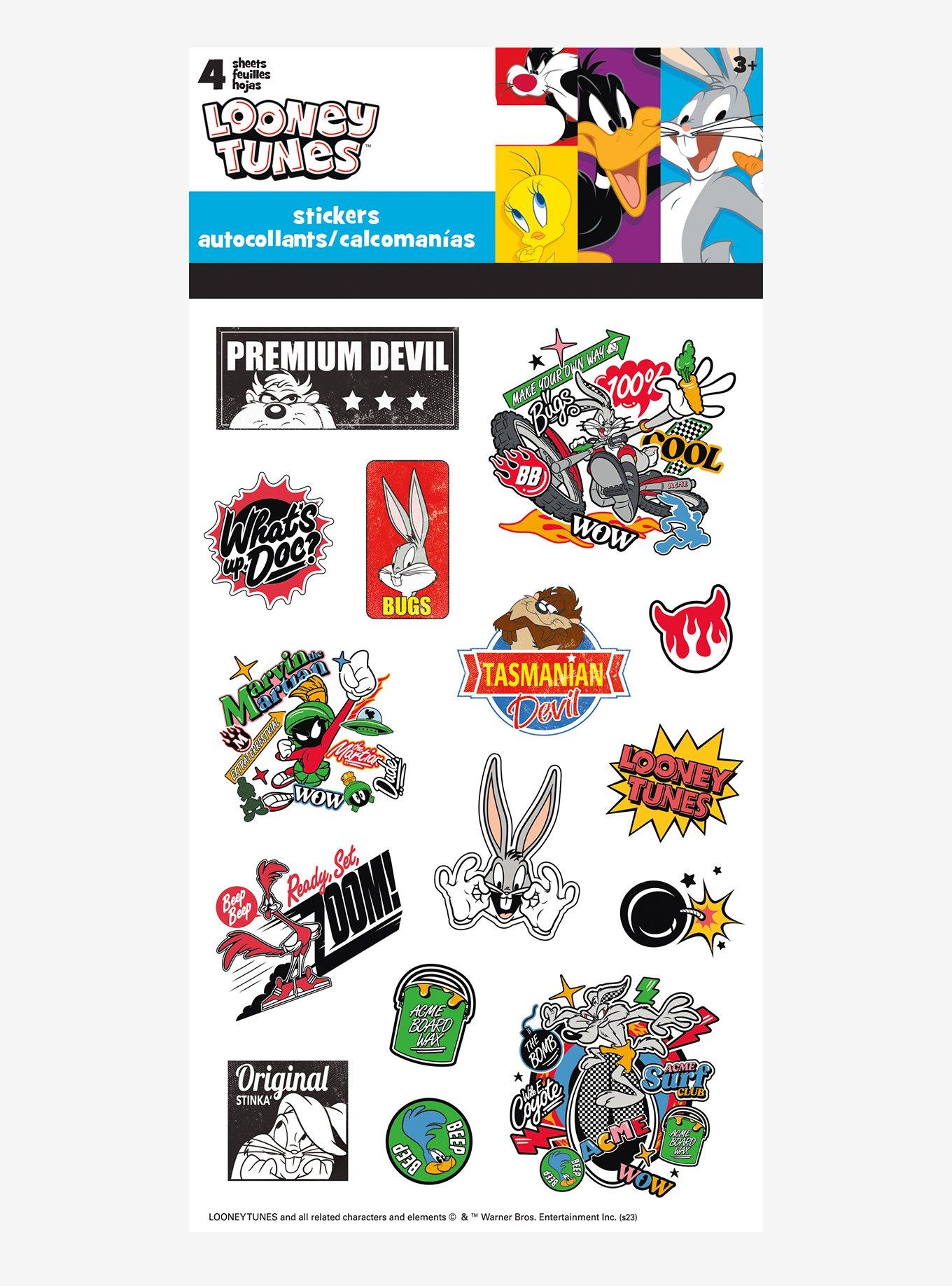 Looney Tunes Sticker Sheet Set, , hi-res