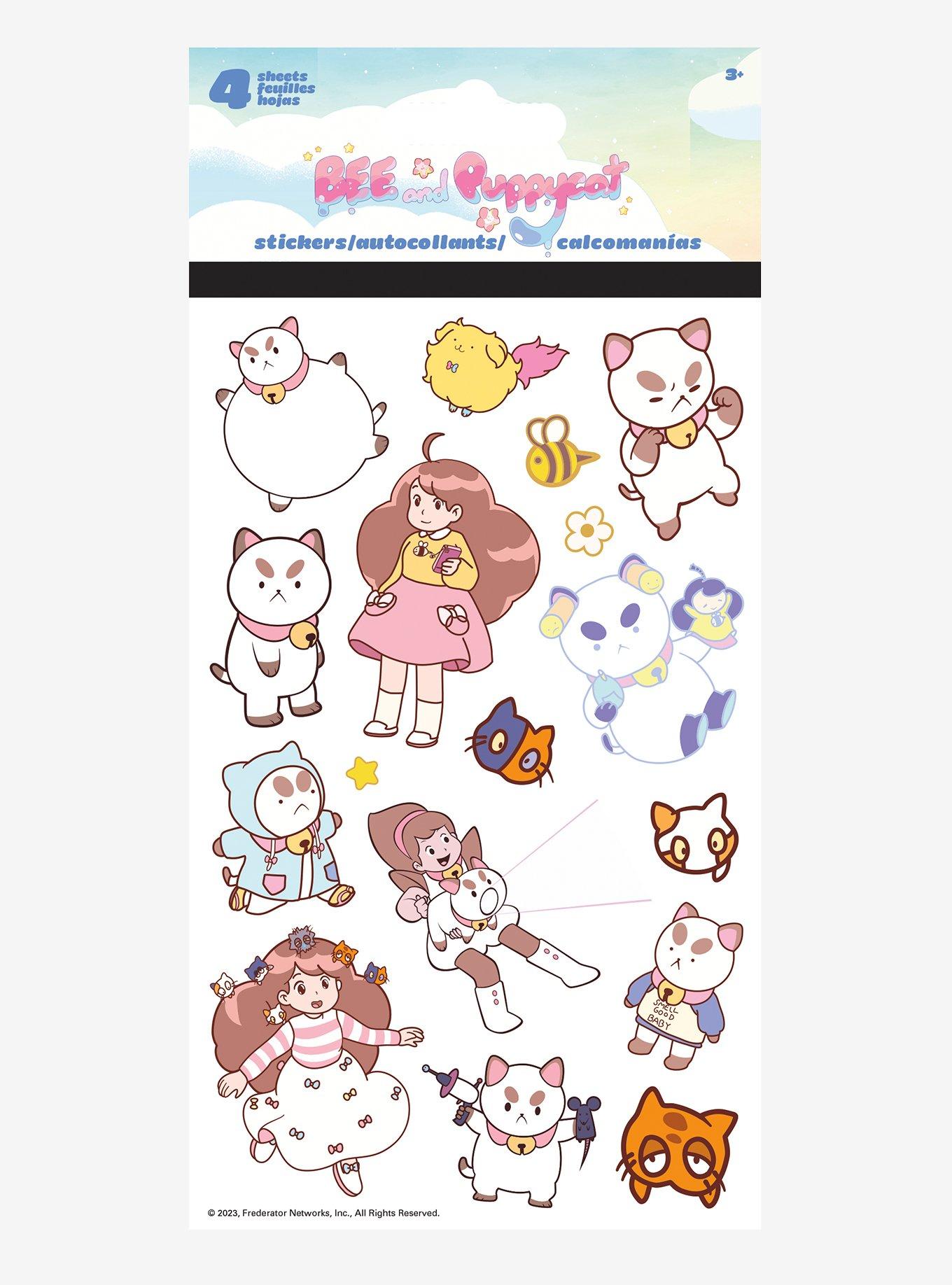 Bee And Puppycat Sticker Sheet Set, , hi-res