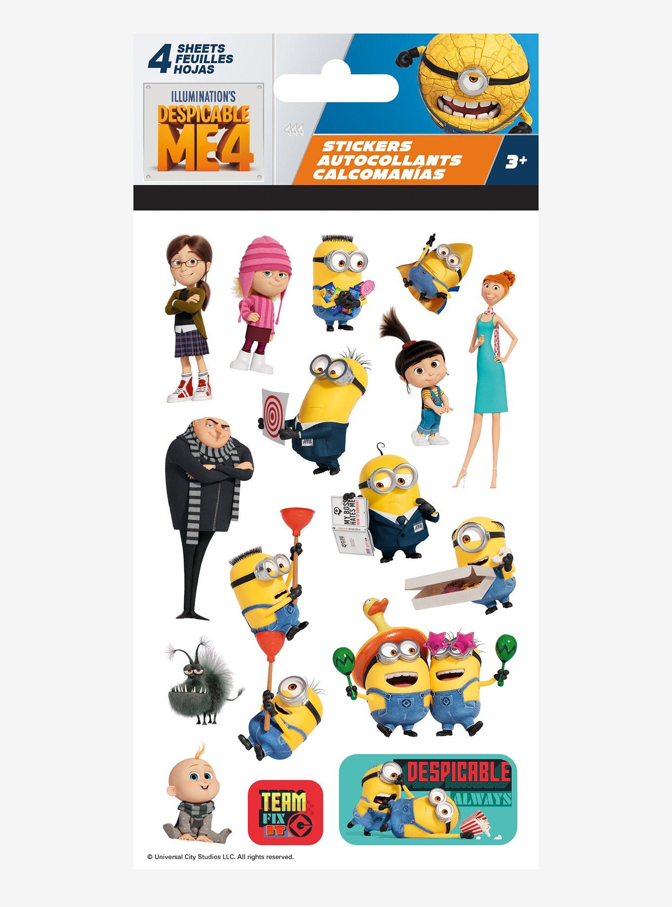 Despicable Me 4 Sticker Sheet Set, , hi-res