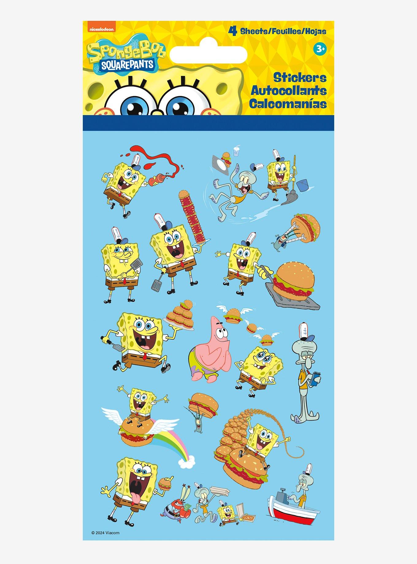 SpongeBob SquarePants Sticker Sheet Set, , hi-res