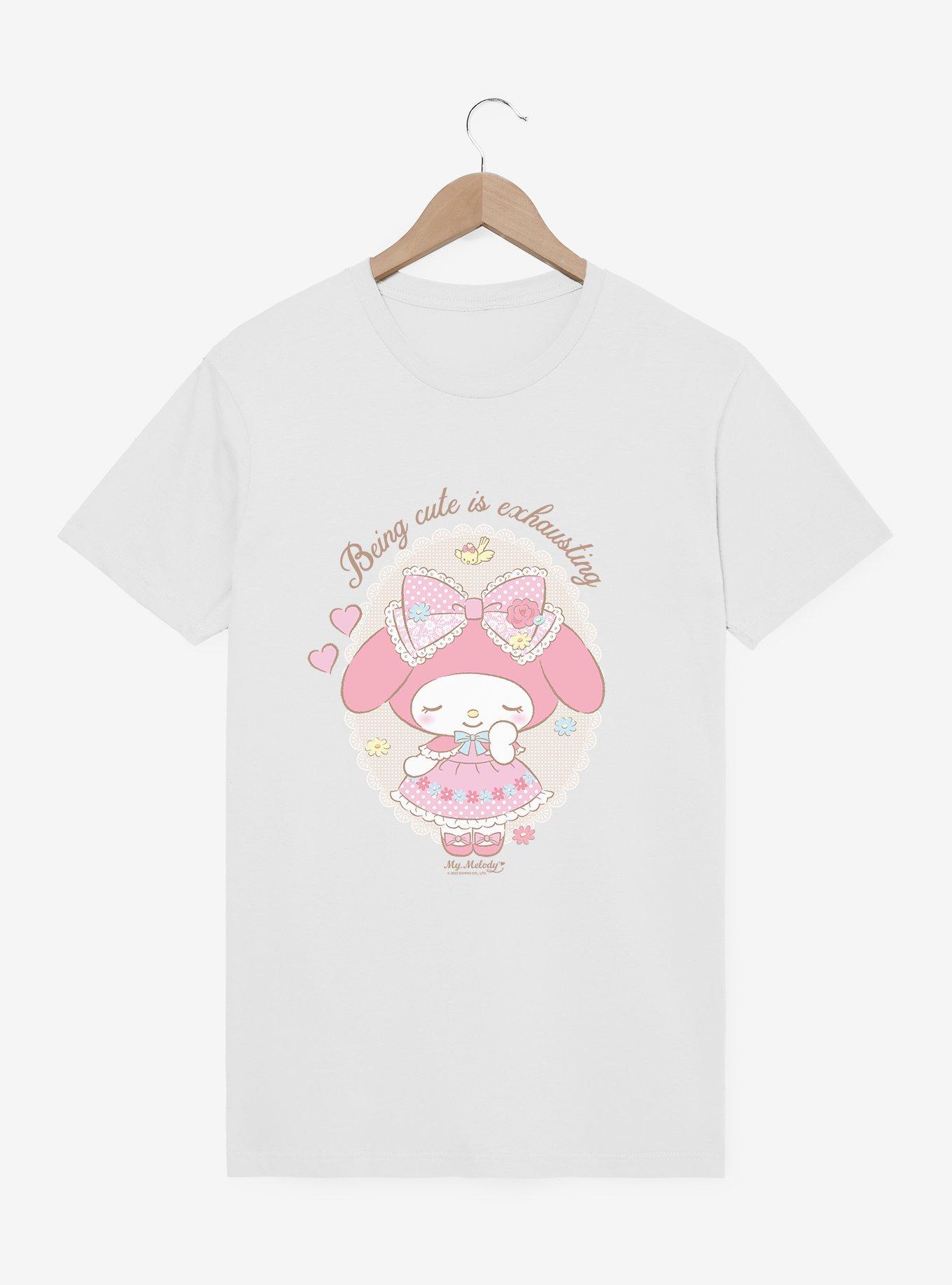 My Melody Being Cute Is Exhausting T-Shirt, , hi-res