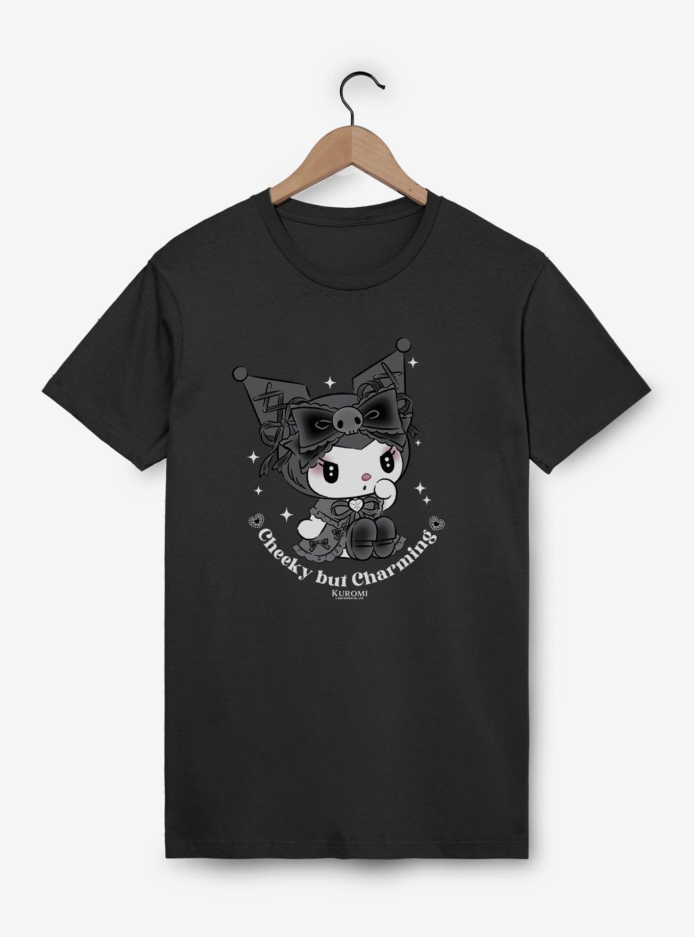 Kuromi Cheeky But Charming T-Shirt, , hi-res