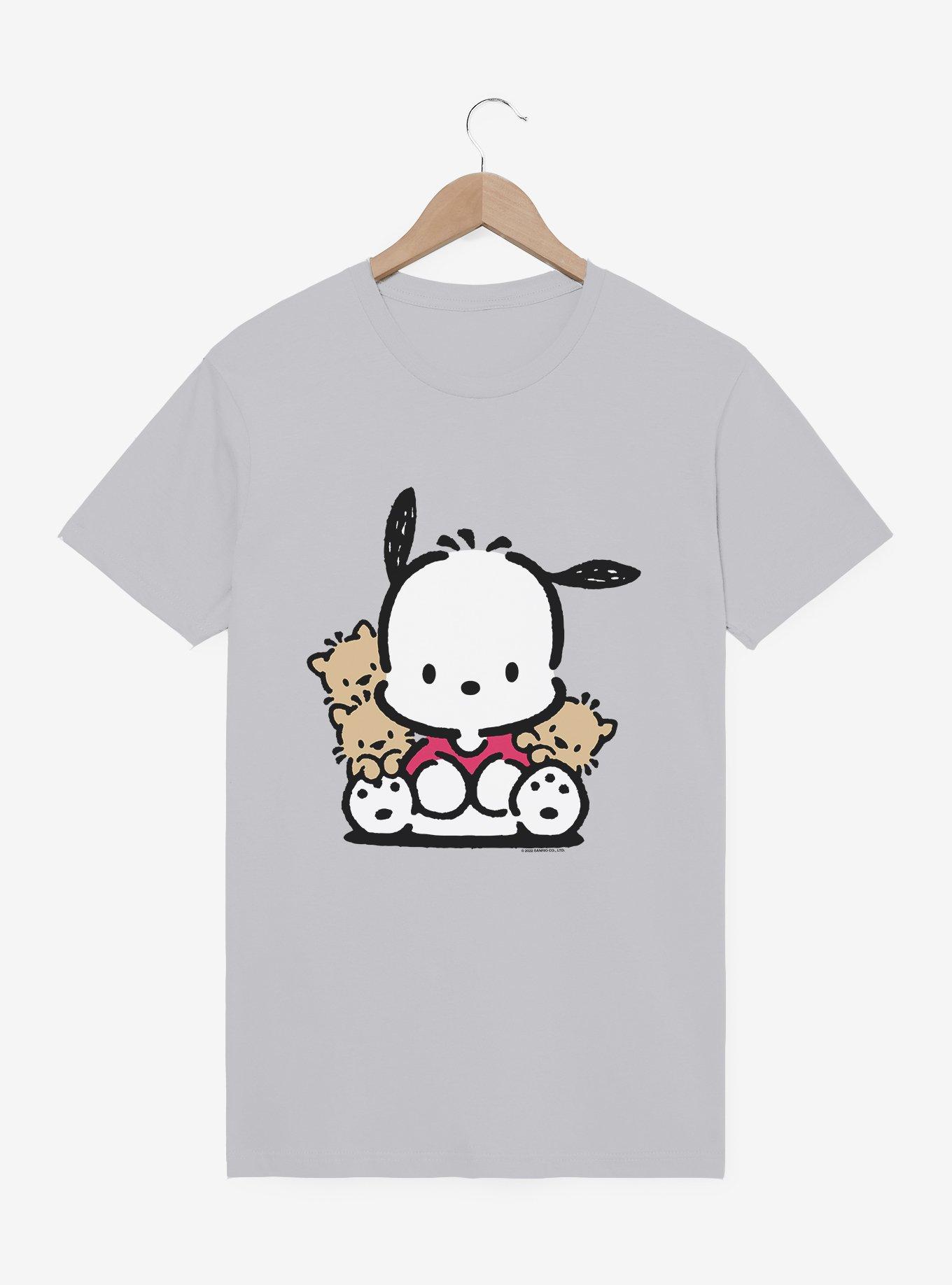 Pochacco Sitting With Friends T-Shirt, , hi-res