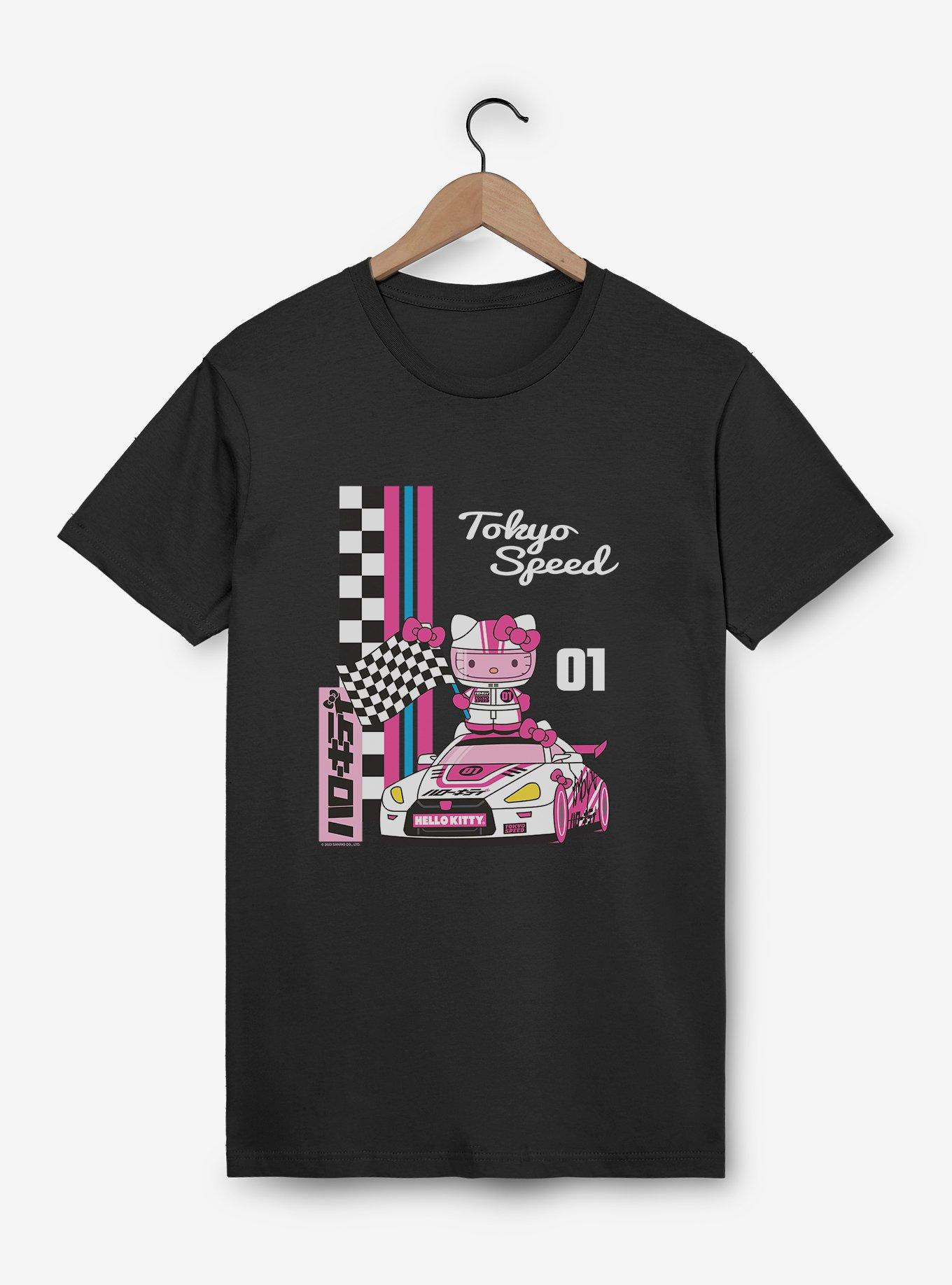 Hello Kitty And Friends Checkered Flag Tokyo Speed T-Shirt, , hi-res