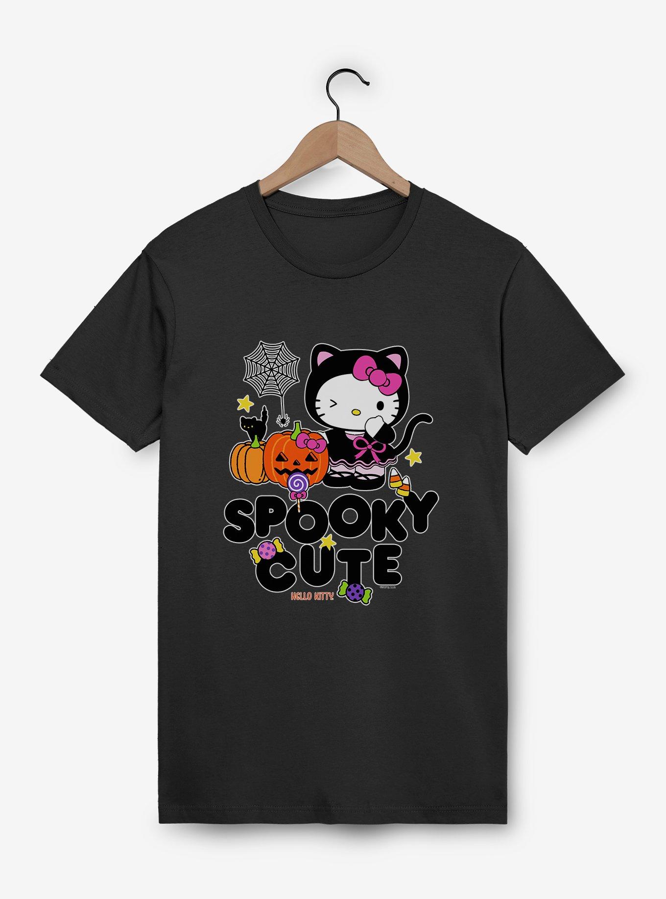 Hello Kitty Spooky Cute T-Shirt, BLACK, hi-res view 1