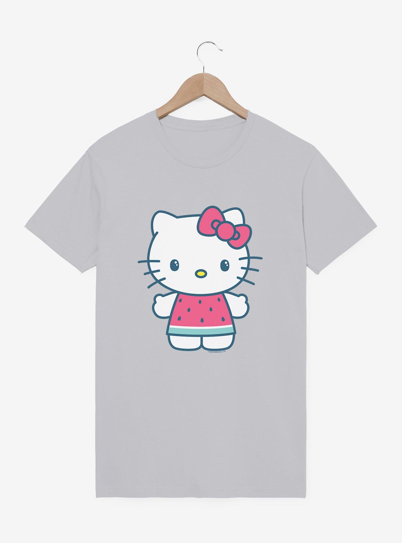 Hello Kitty Kawaii Vacation Watermelon Outfit T-Shirt, , hi-res