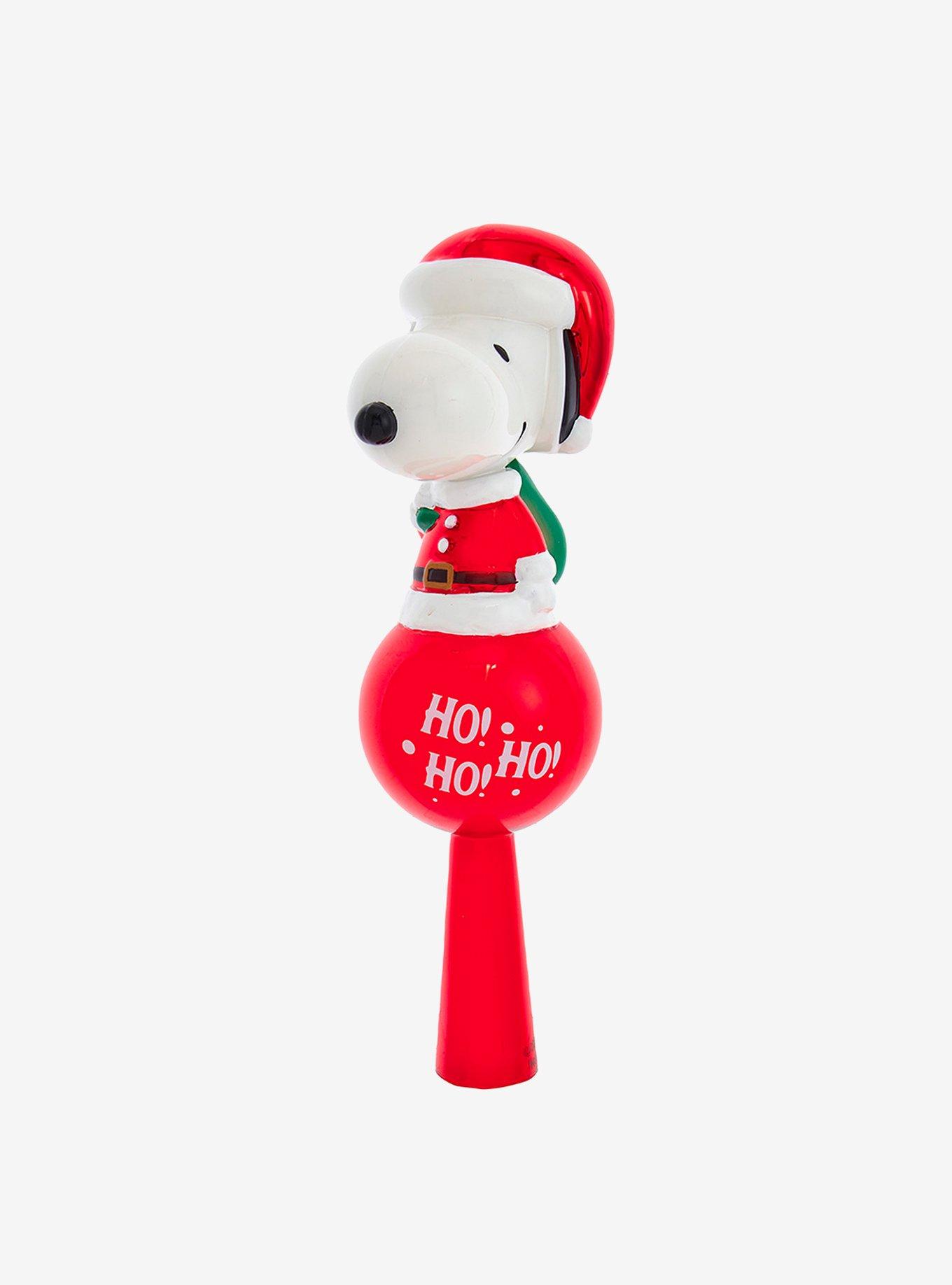 Peanuts Glass Snoopy Tree Topper, , hi-res
