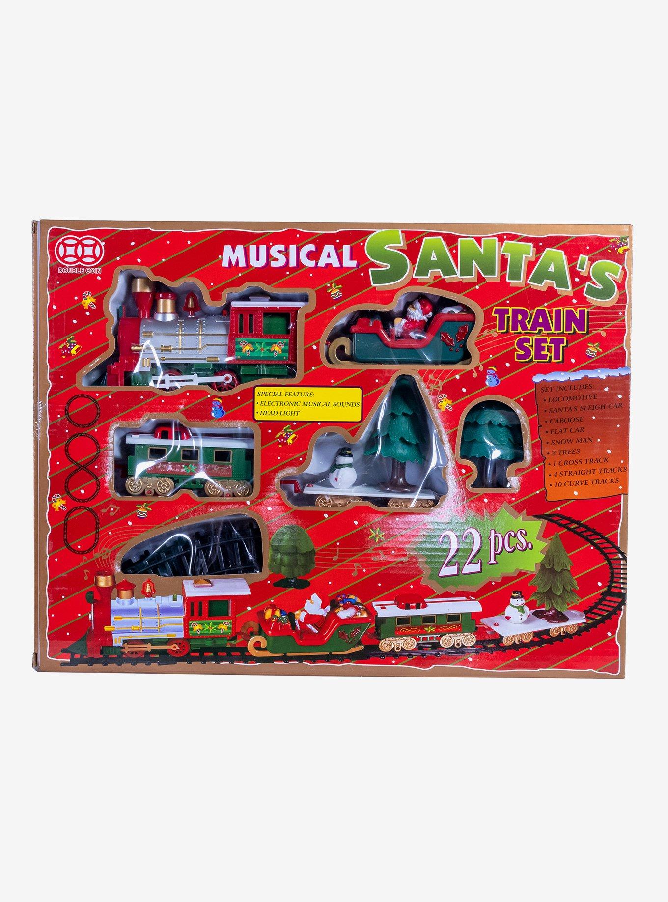 Battery Operated Musical Santa Train Table Piece, , hi-res