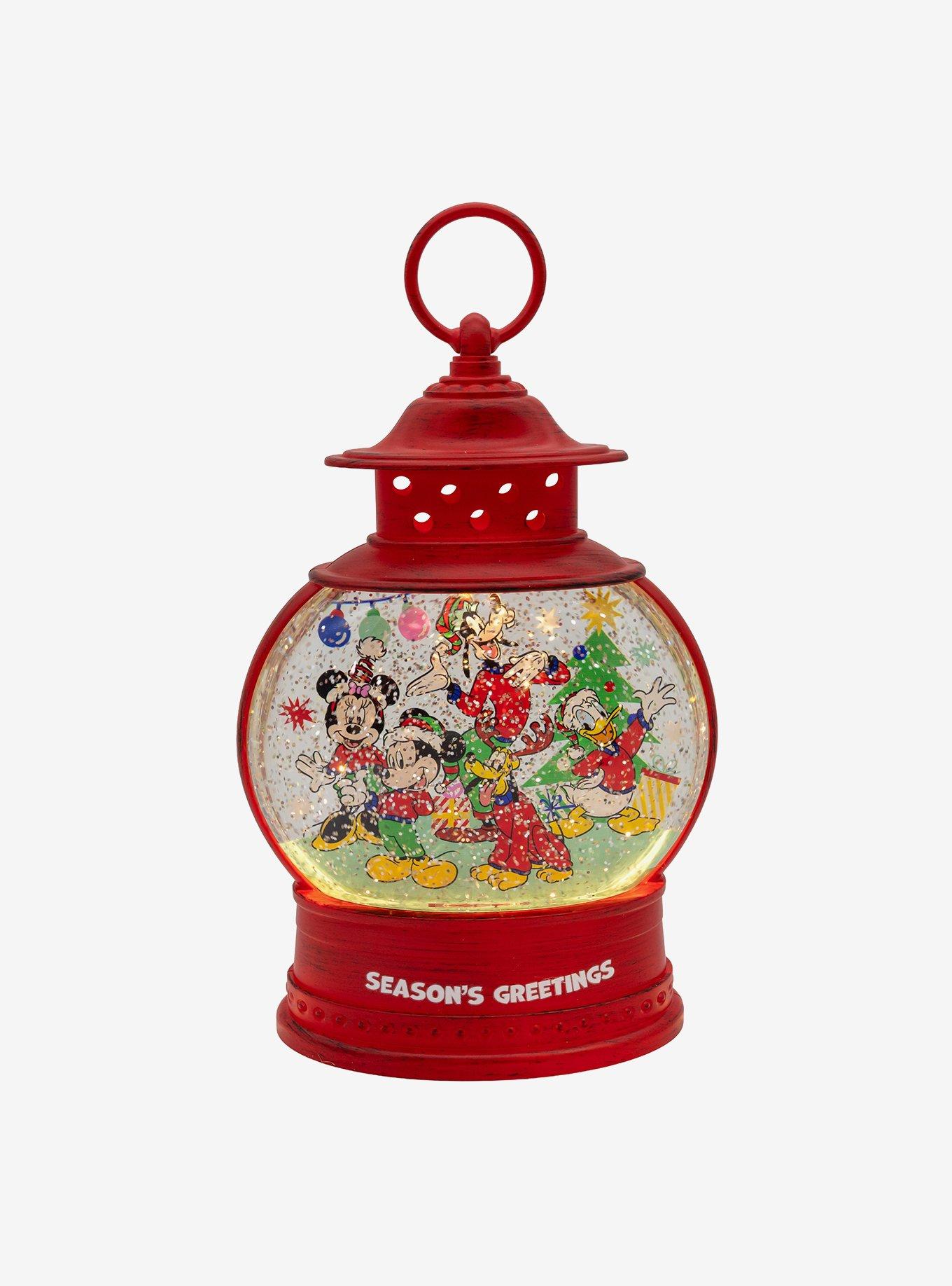 10-Inch Battery Operated USB LED Lighted Lantern with Spinning Glitter Water, , hi-res