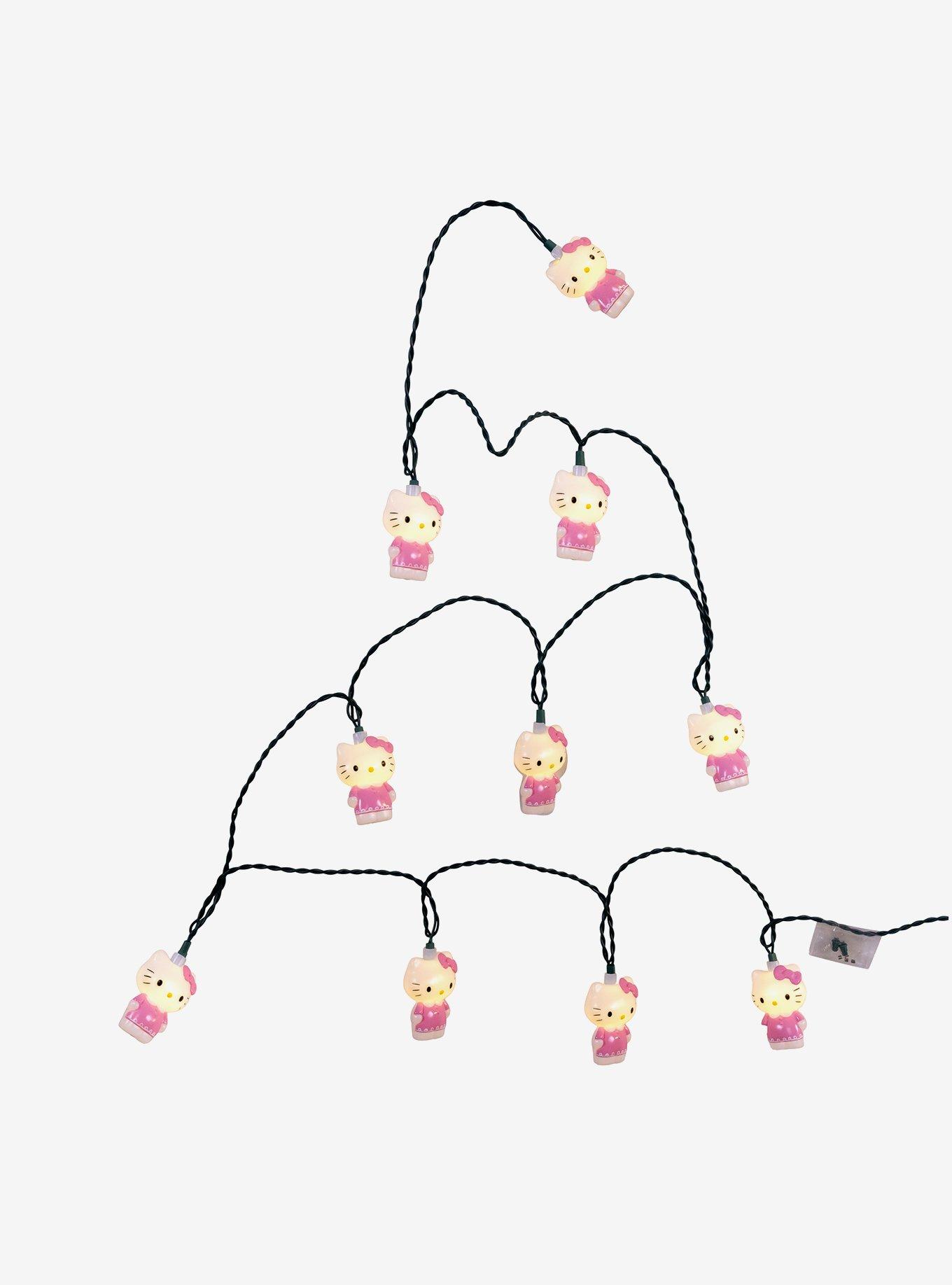 Hello Kitty 11.5-Foot 10-Light Battery Operated LED Light Set, , hi-res