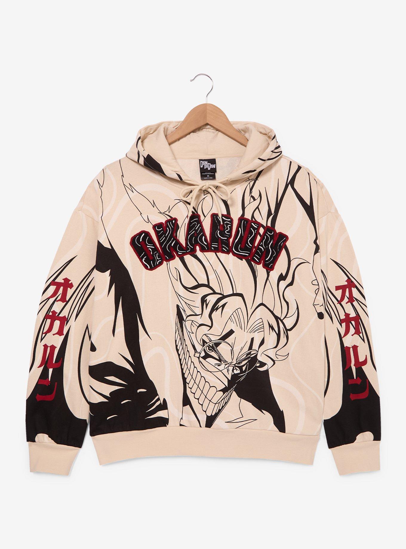 Dandadan Okarun Allover Print Hoodie - BoxLunch Exclusive, , hi-res