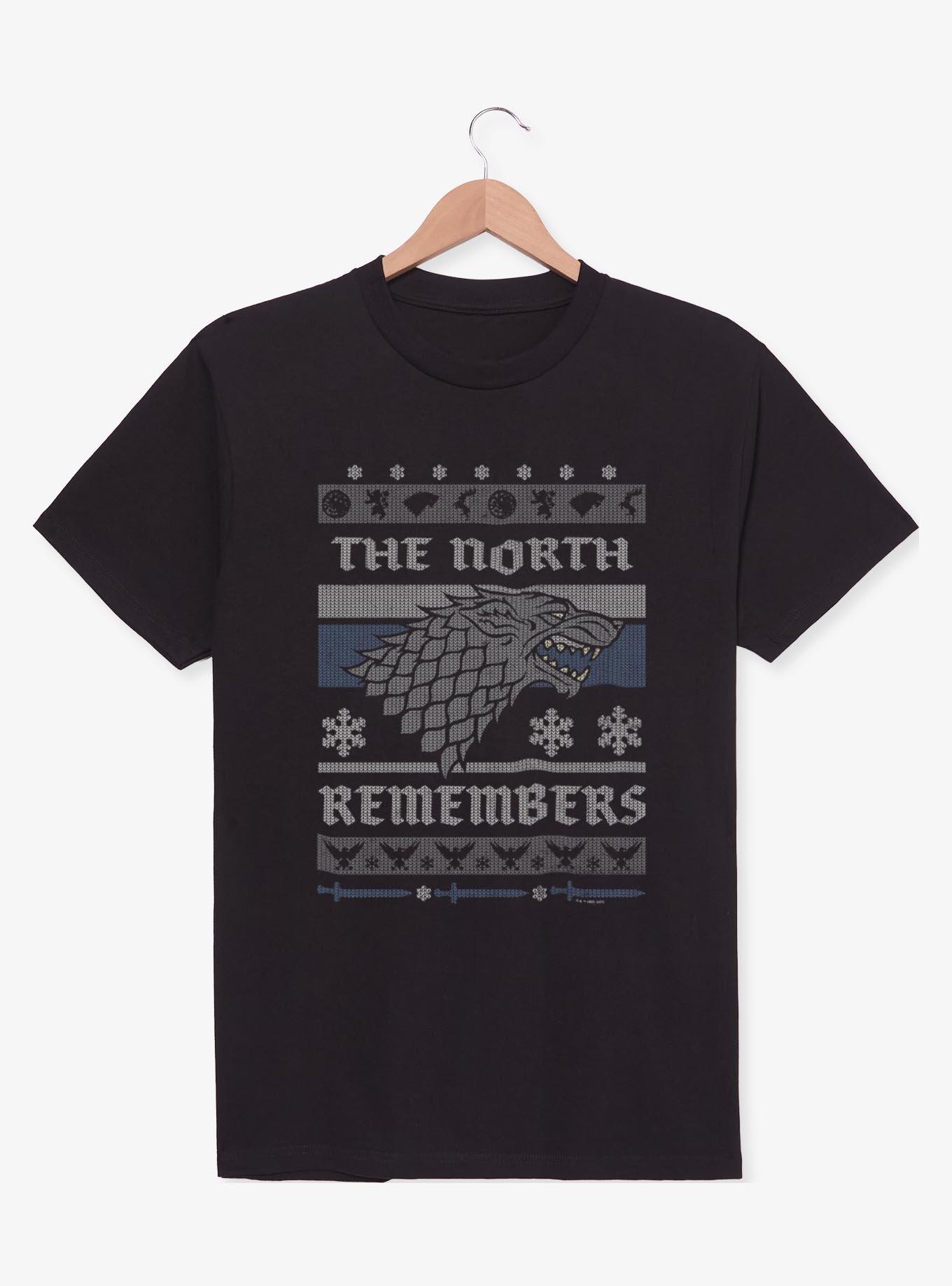 Game of Thrones The North Remembers Ugly Christmas Sweater Style T-Shirt