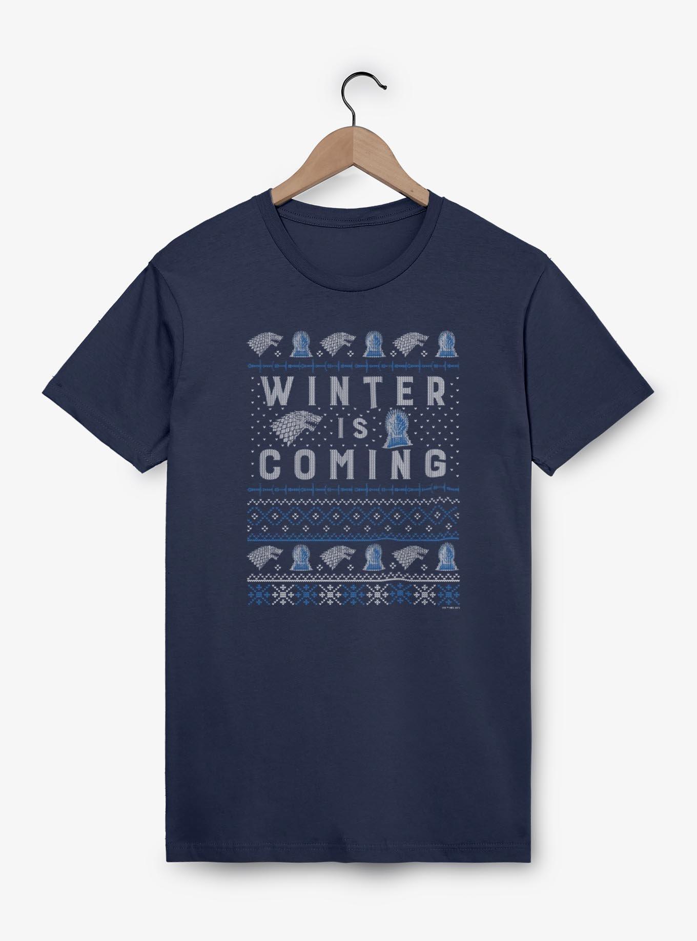 Game of Thrones Winter Is Coming Ugly Sweater Style T-Shirt, , hi-res