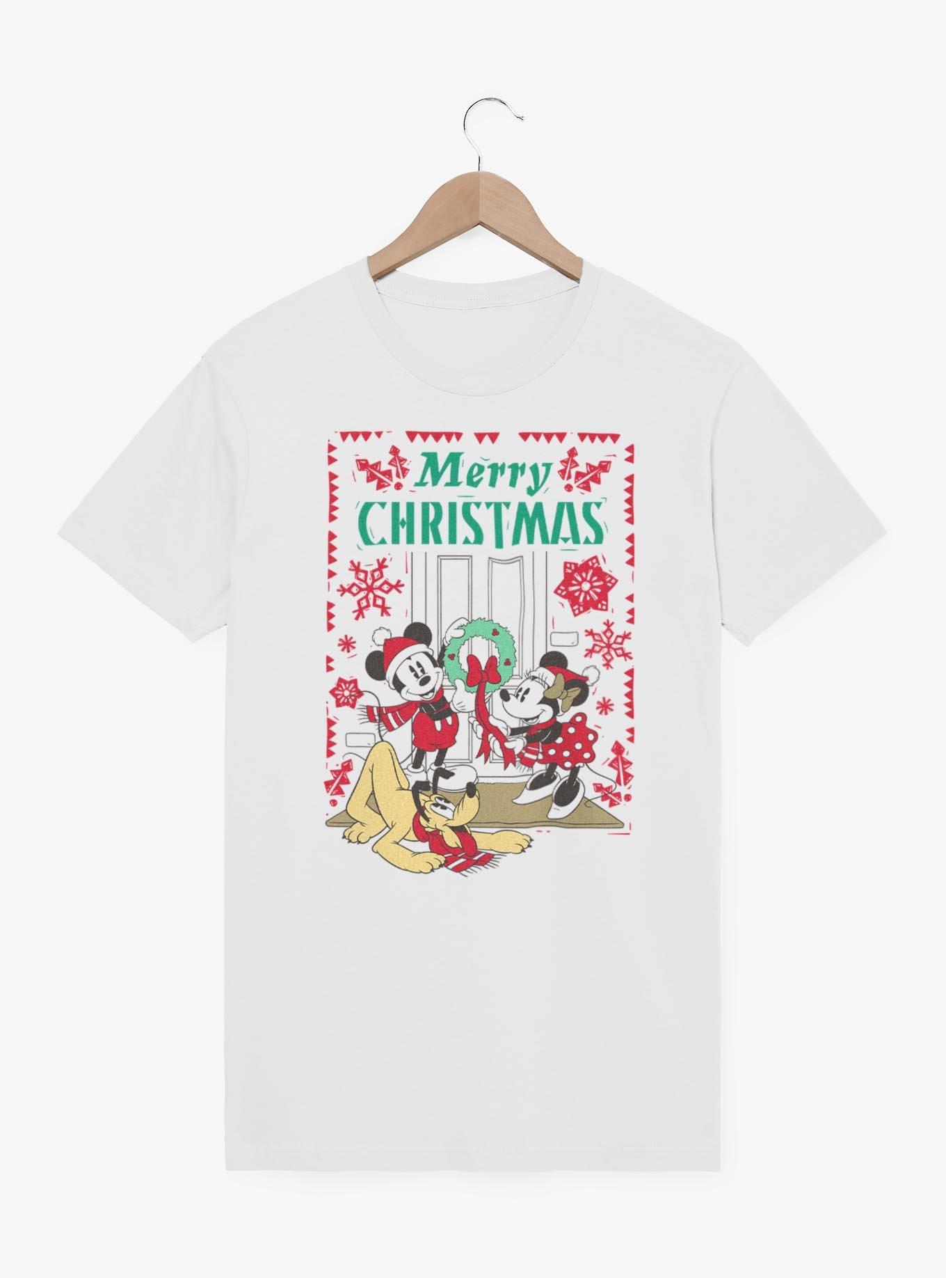 Disney Mickey Mouse & Minnie Mouse Xmas D?cor T-Shirt, , hi-res