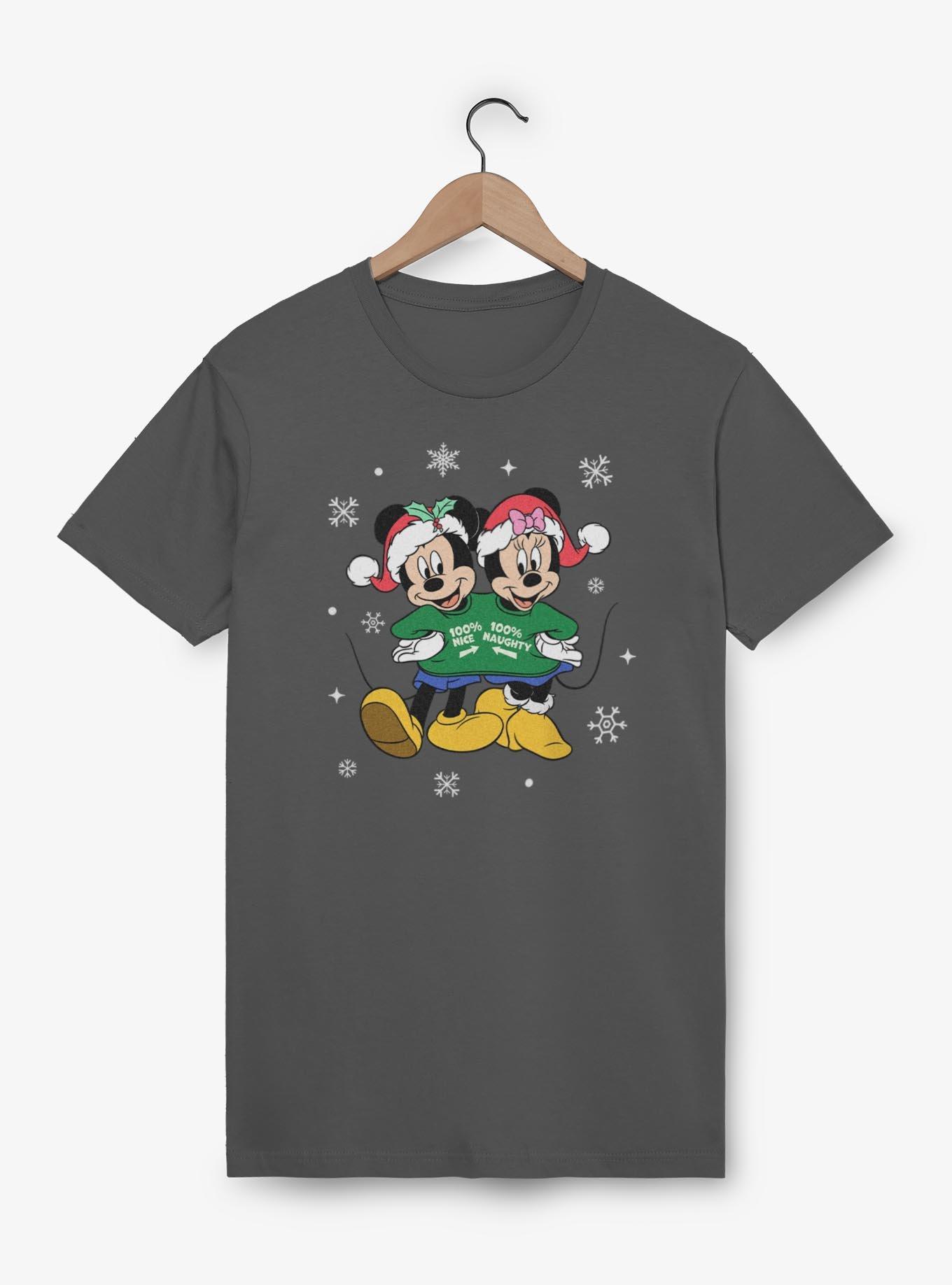Disney Mickey Mouse & Minnie Mouse Nice And Naughty T-Shirt, , hi-res