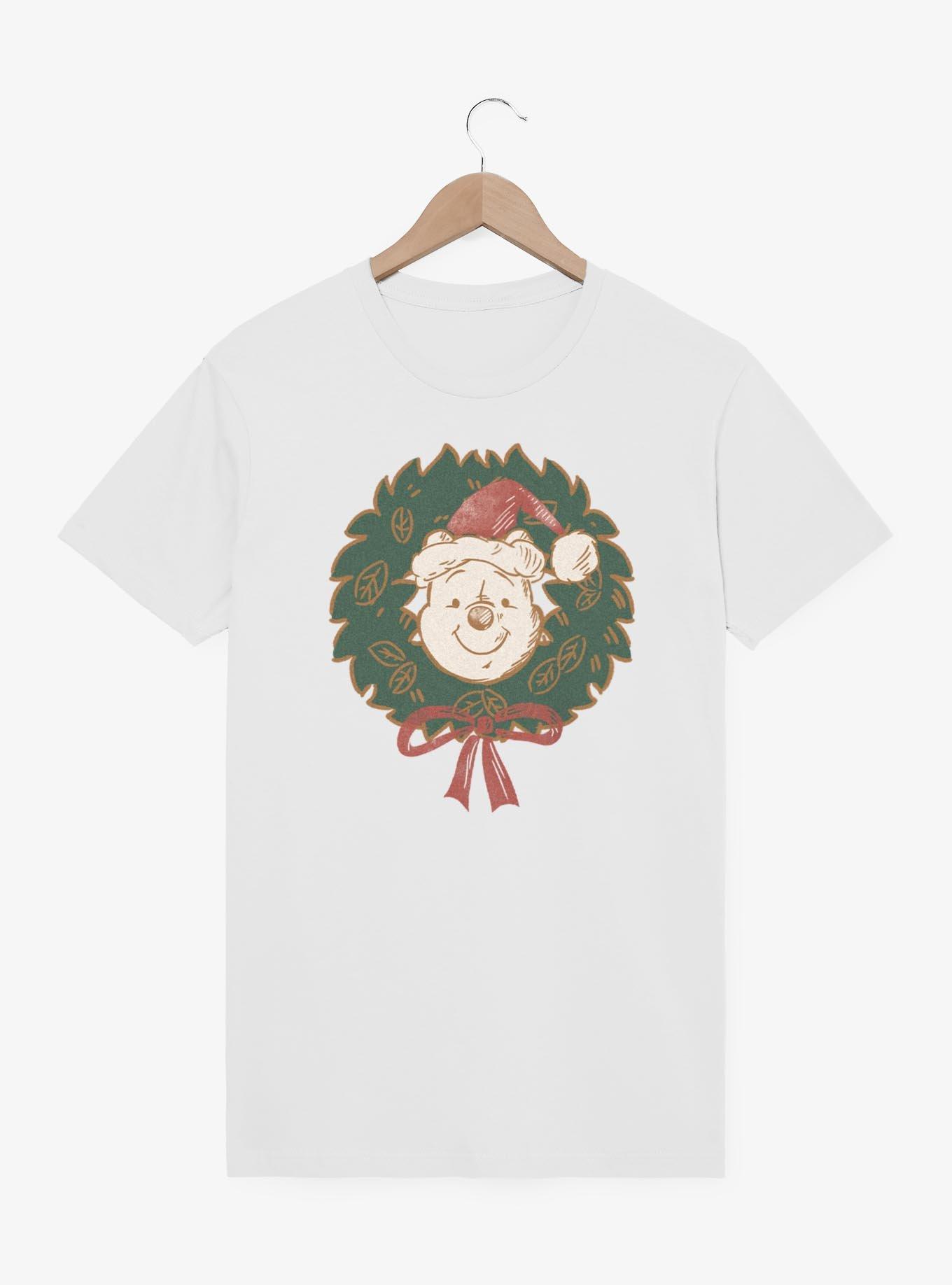 Disney Winnie The Pooh Wreath Christmas T-Shirt, , hi-res