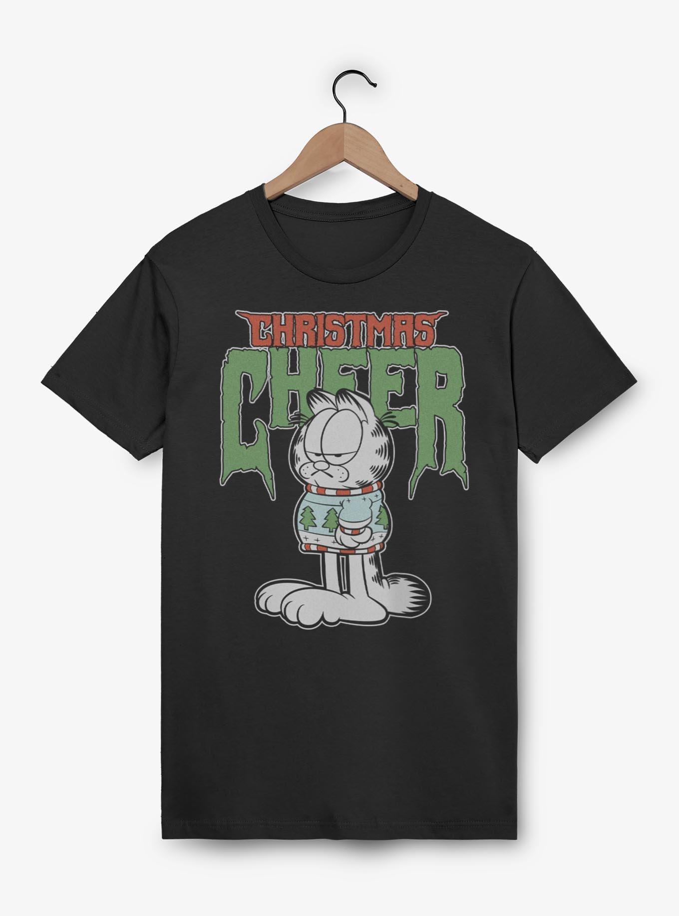 Garfield Chrsitmas Cheer Metal Holiday T-Shirt, , hi-res
